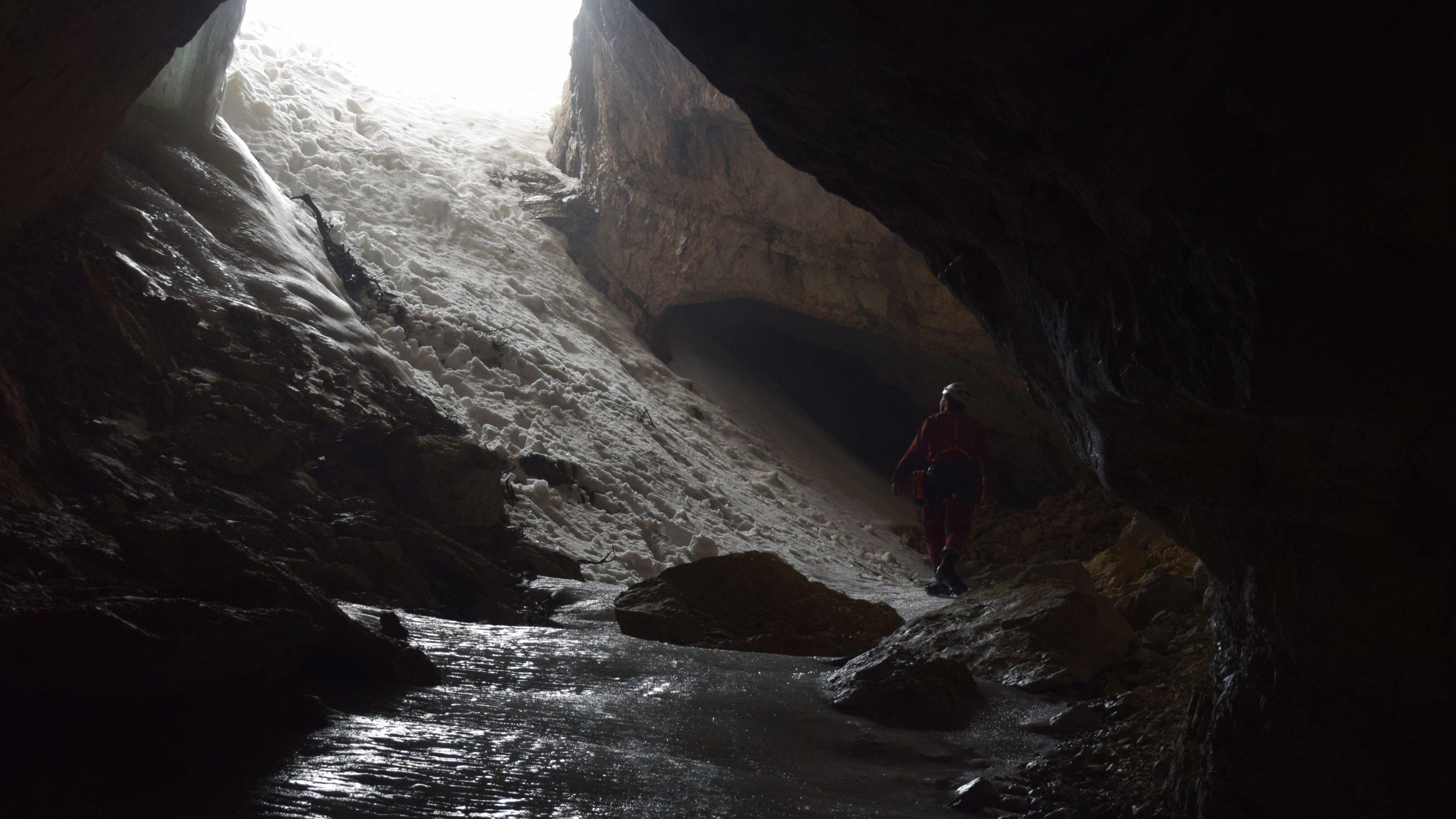 Einstieg Eishöhle