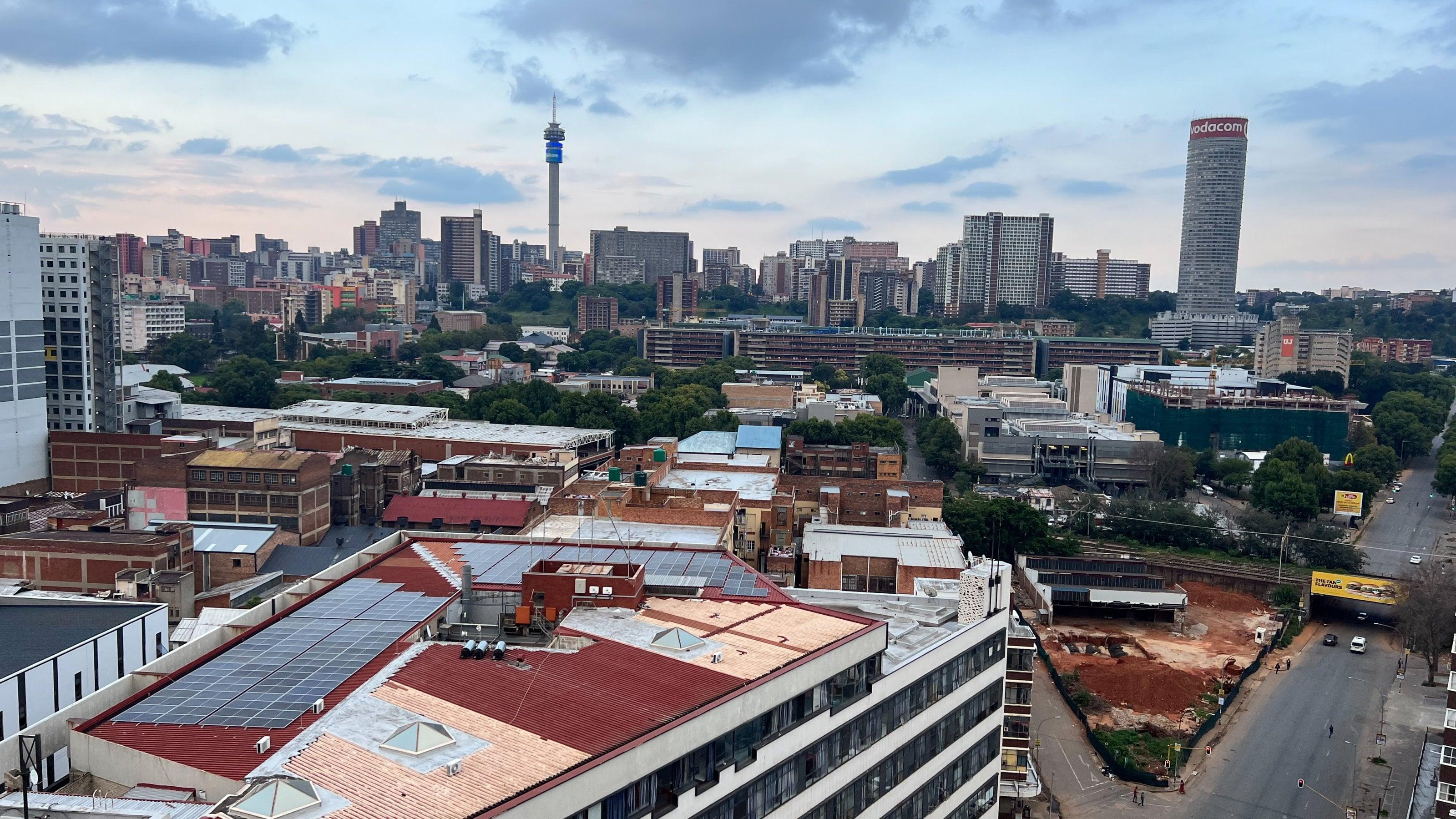 Blick über Johannesburg