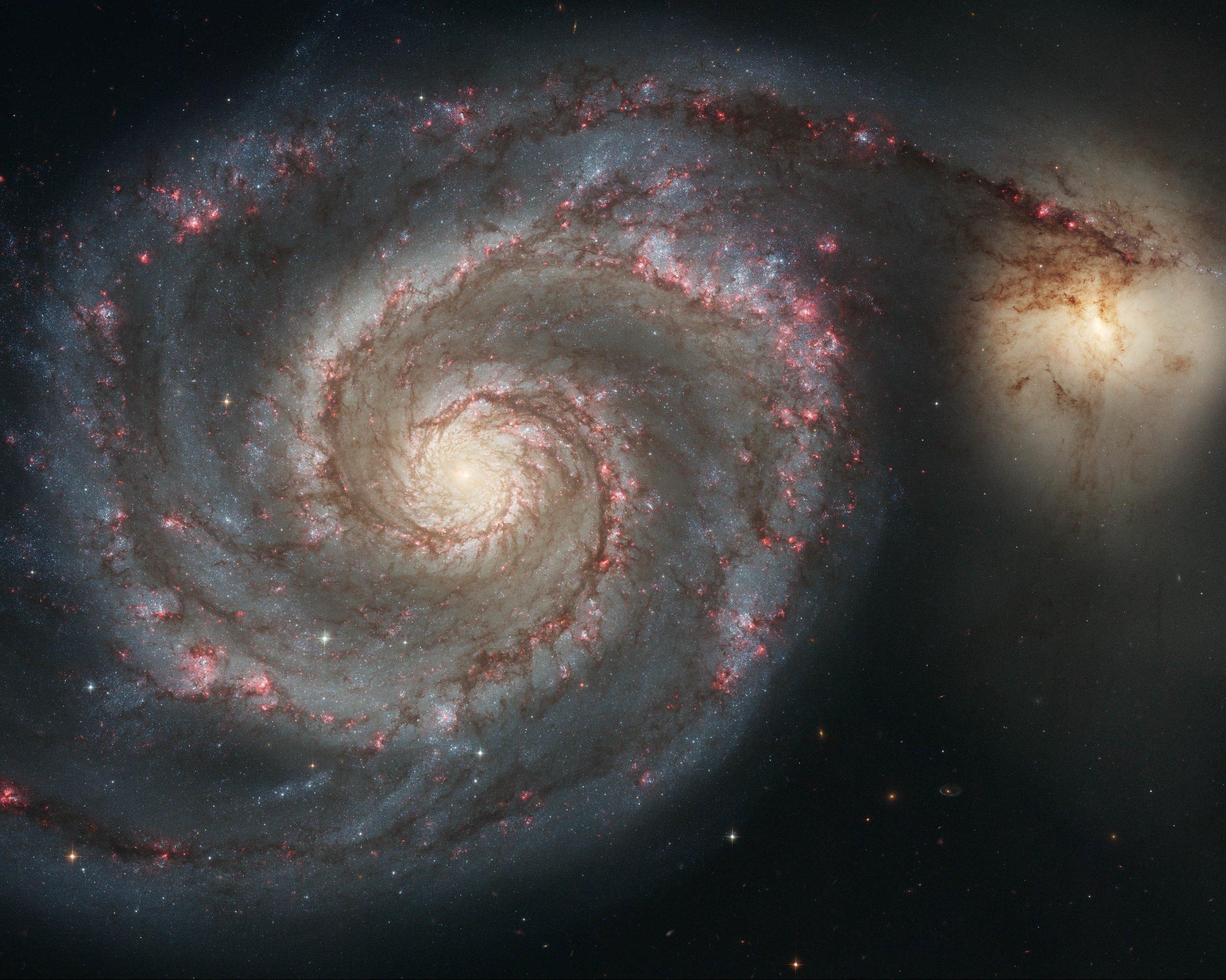 Bild der Spirallgalaxie M51