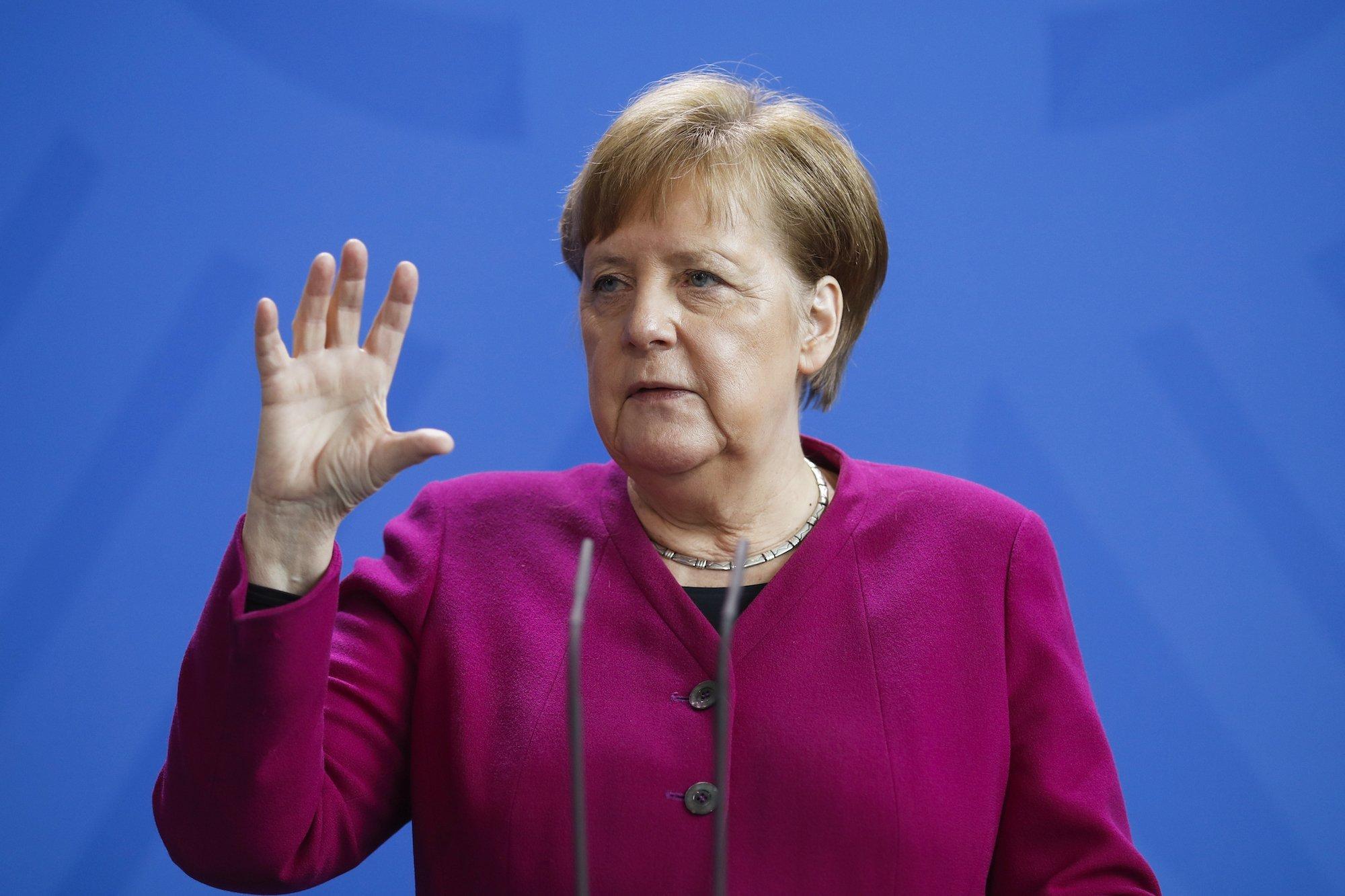 Das Bild zeigt Bundeskanzlerin Angela Merkel.