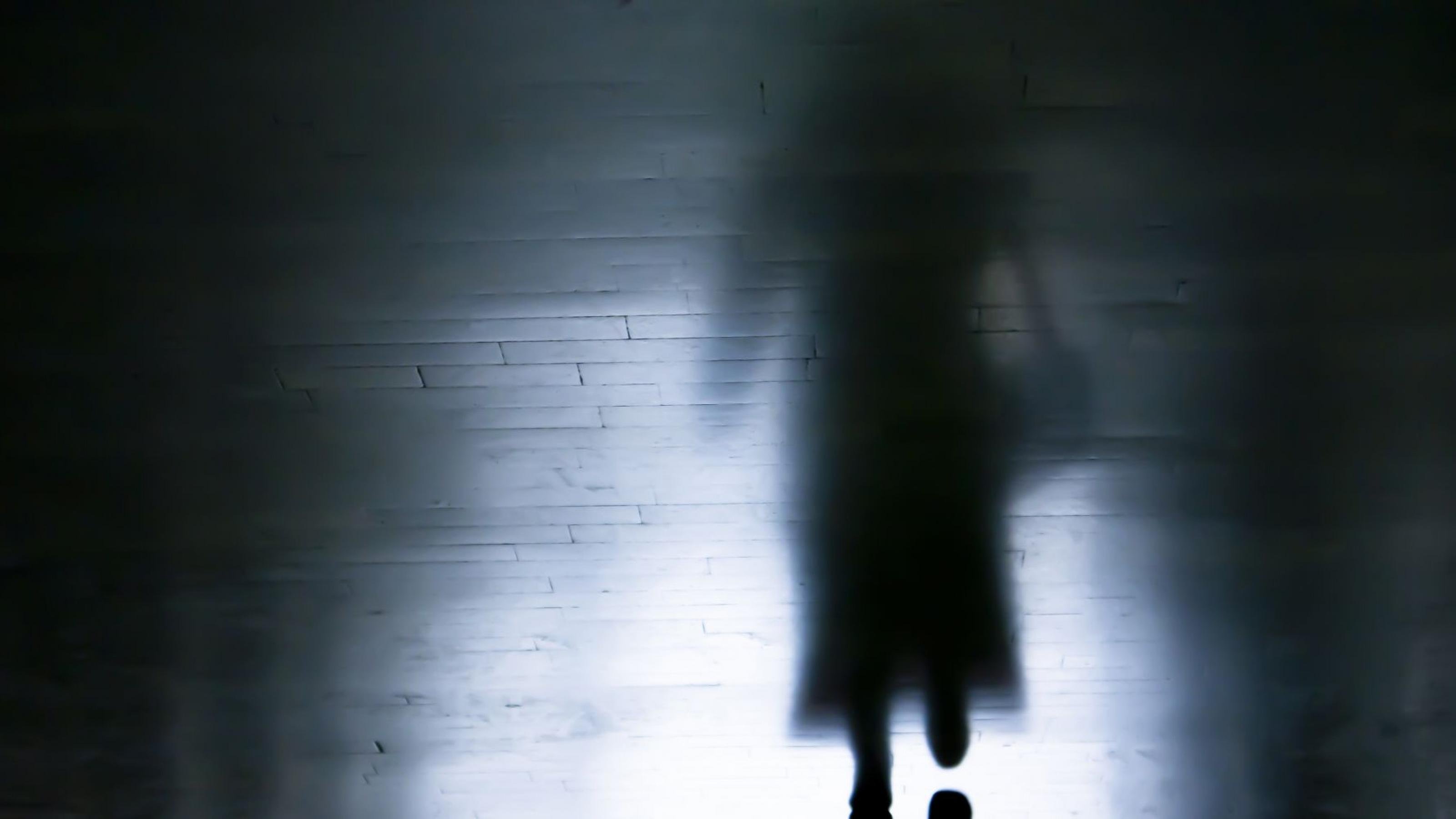 Die schwarze Silhouette einer Frau läuft durch einen dunklen Tunnel, an dessen Ende Licht scheint. Pflegende Angehörige fühlen sich oft in einem solchen Tunnel.