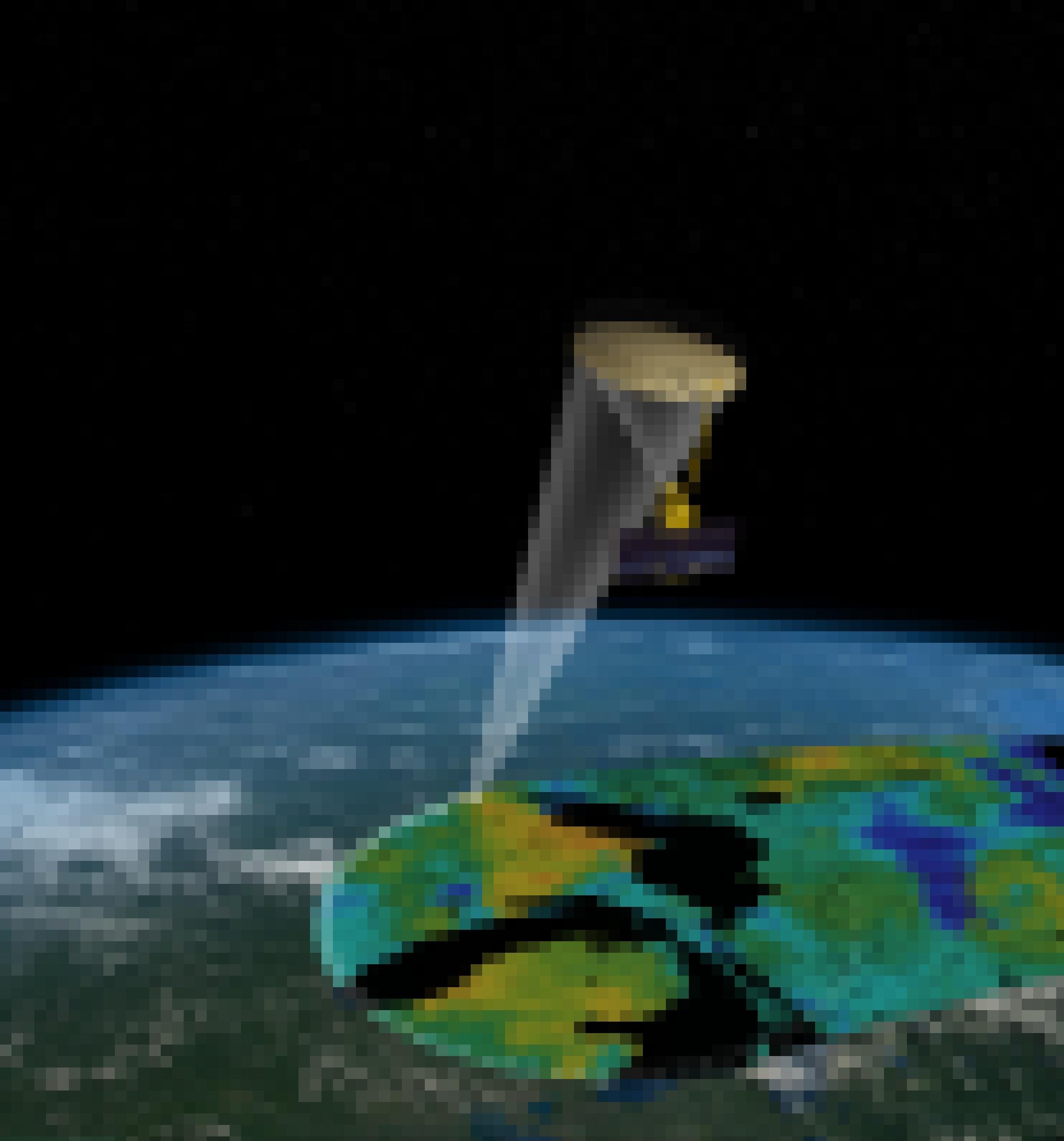 Grafik eines Nasa-Satelliten im Weltall.