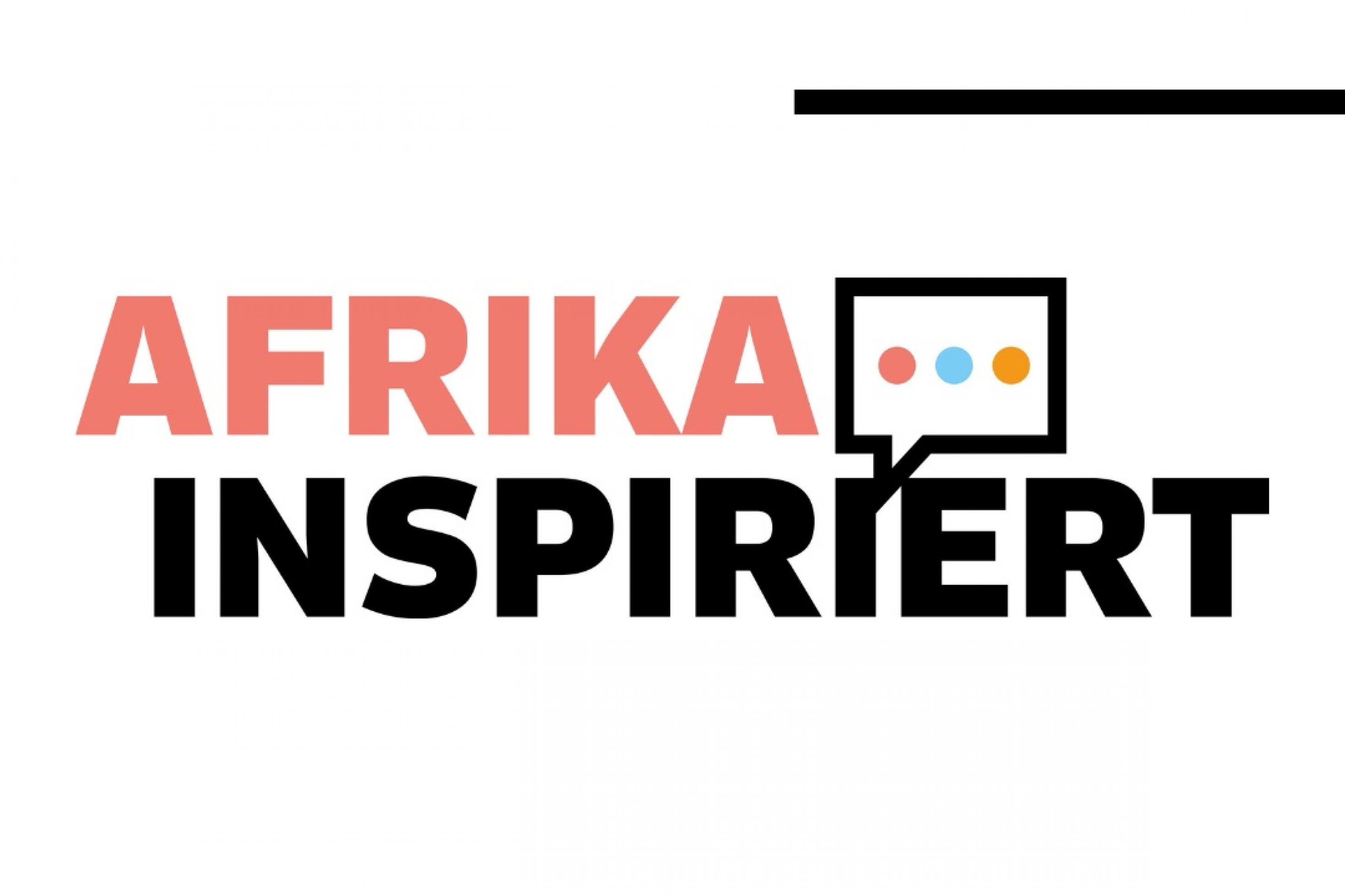 Logo der digitalen Veranstaltungsreihe „Afrika inspiriert“
