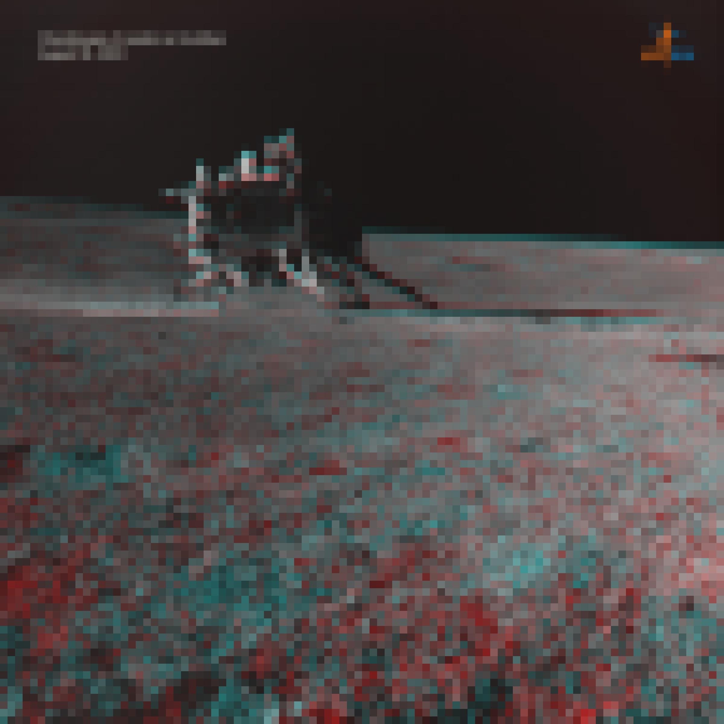 Eine Aufnahme der Landefähre Vikram, der indischen Mondmission Chandrqayaan-3, auf der Mondoberfläche.