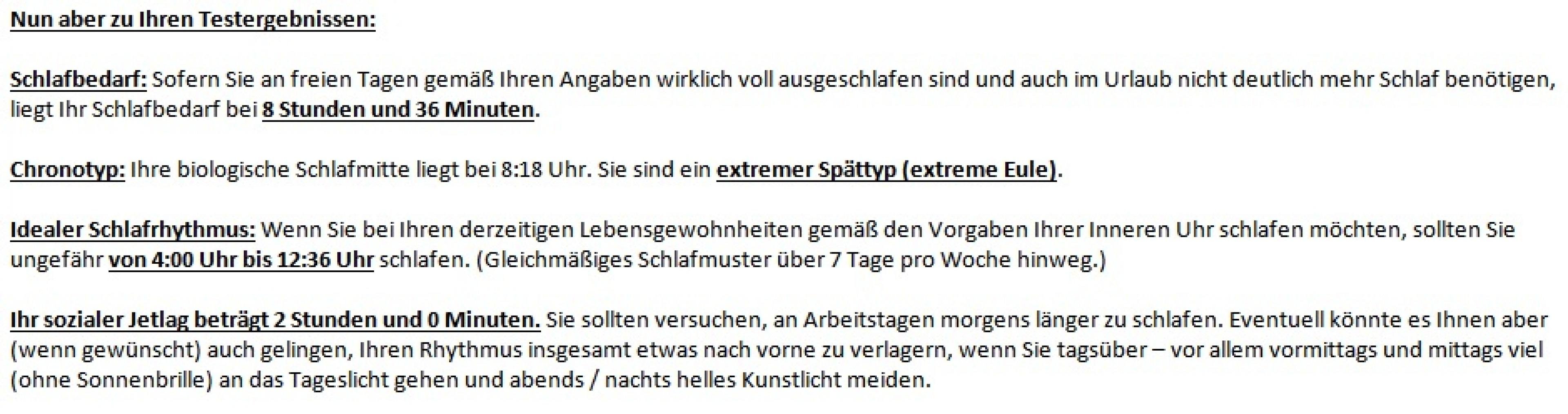 Der Tipp für die extreme Eule ist, an Arbeitstagen morgens länger zu schlafen.