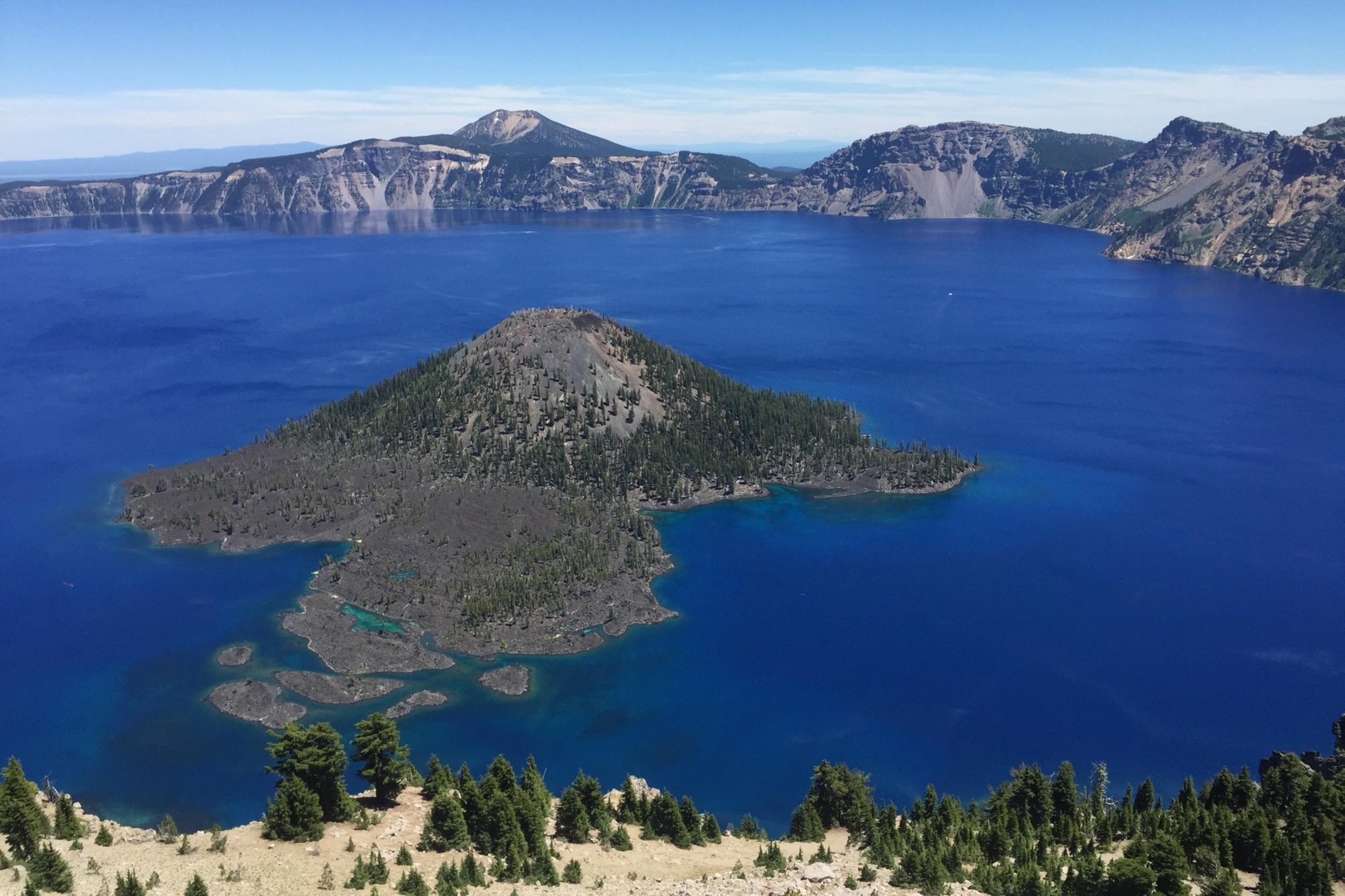 Blick auf den Crater-Lake-Nationalpark