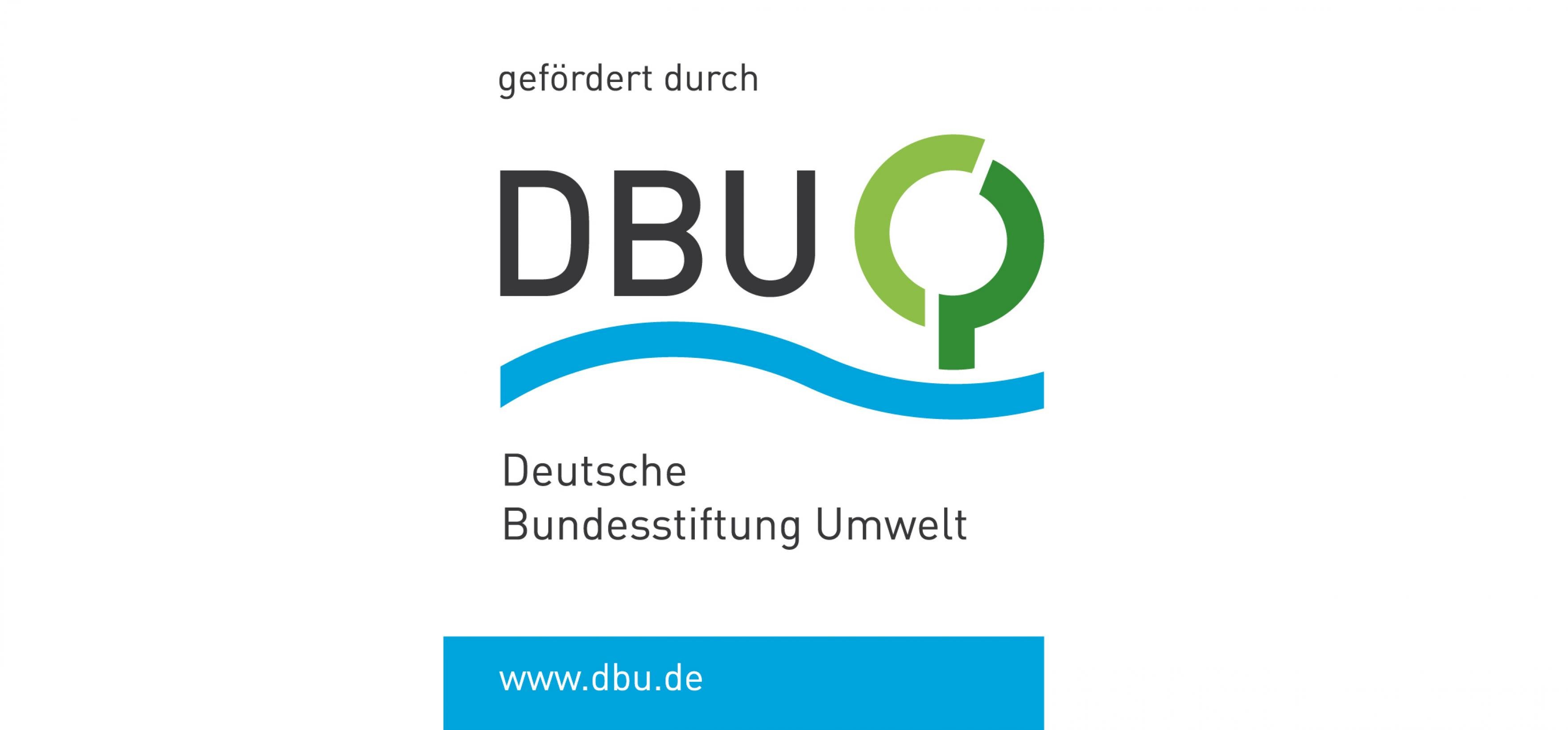 Logo: Gefördert durch die DBU