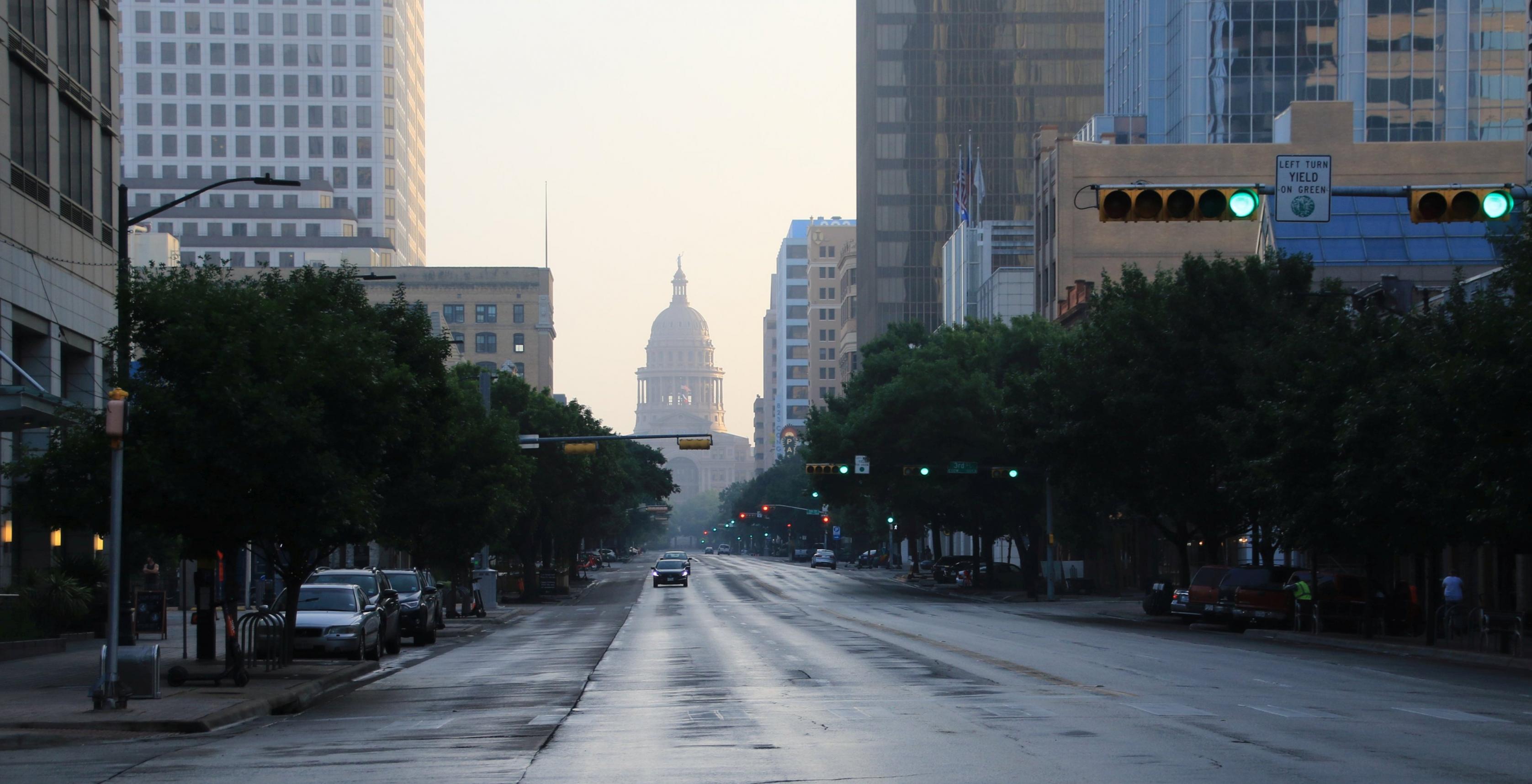Blick aufs Capitol, das Landesparlament von Texas.