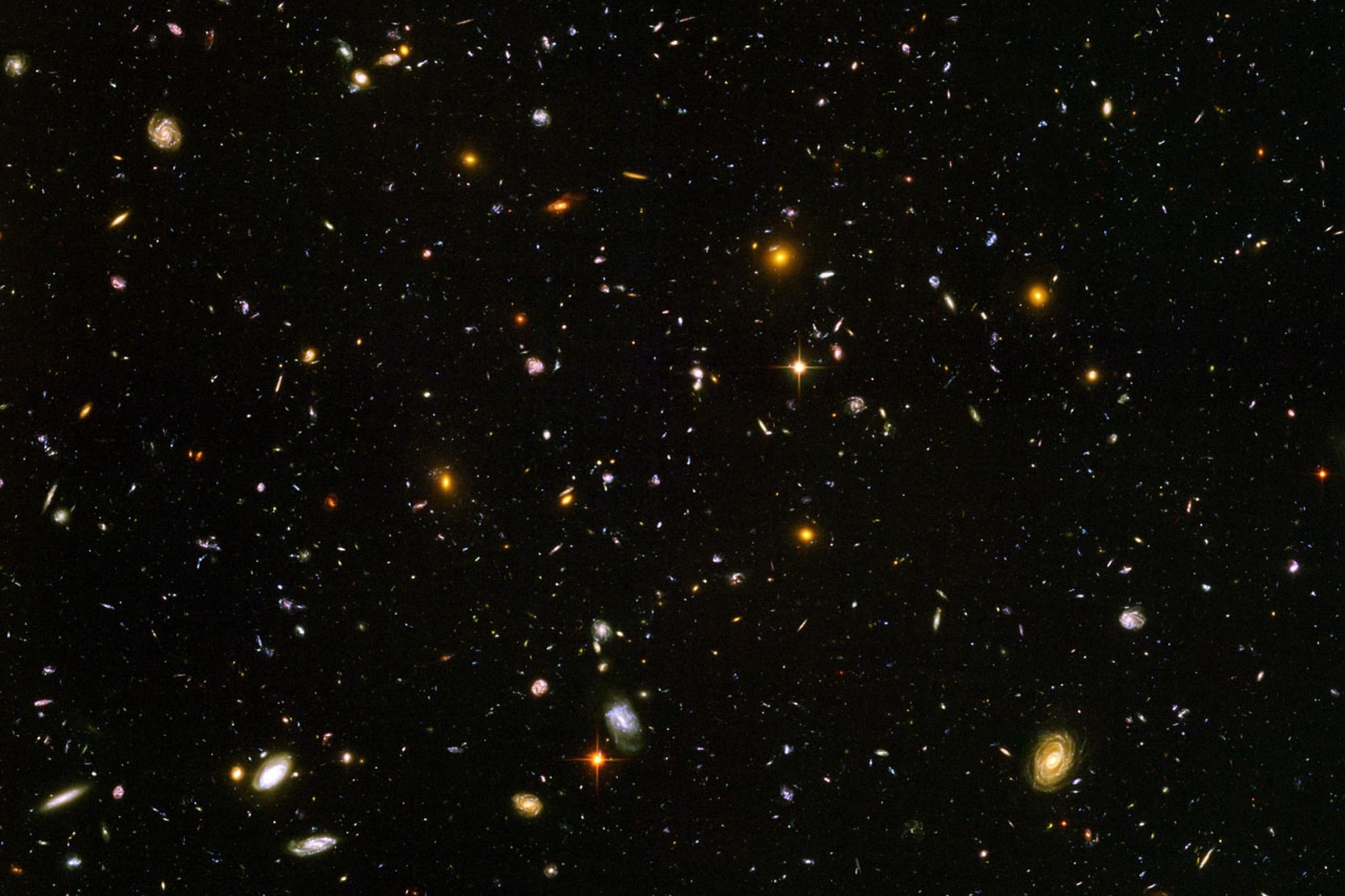 Aufnahme von Galaxien.
