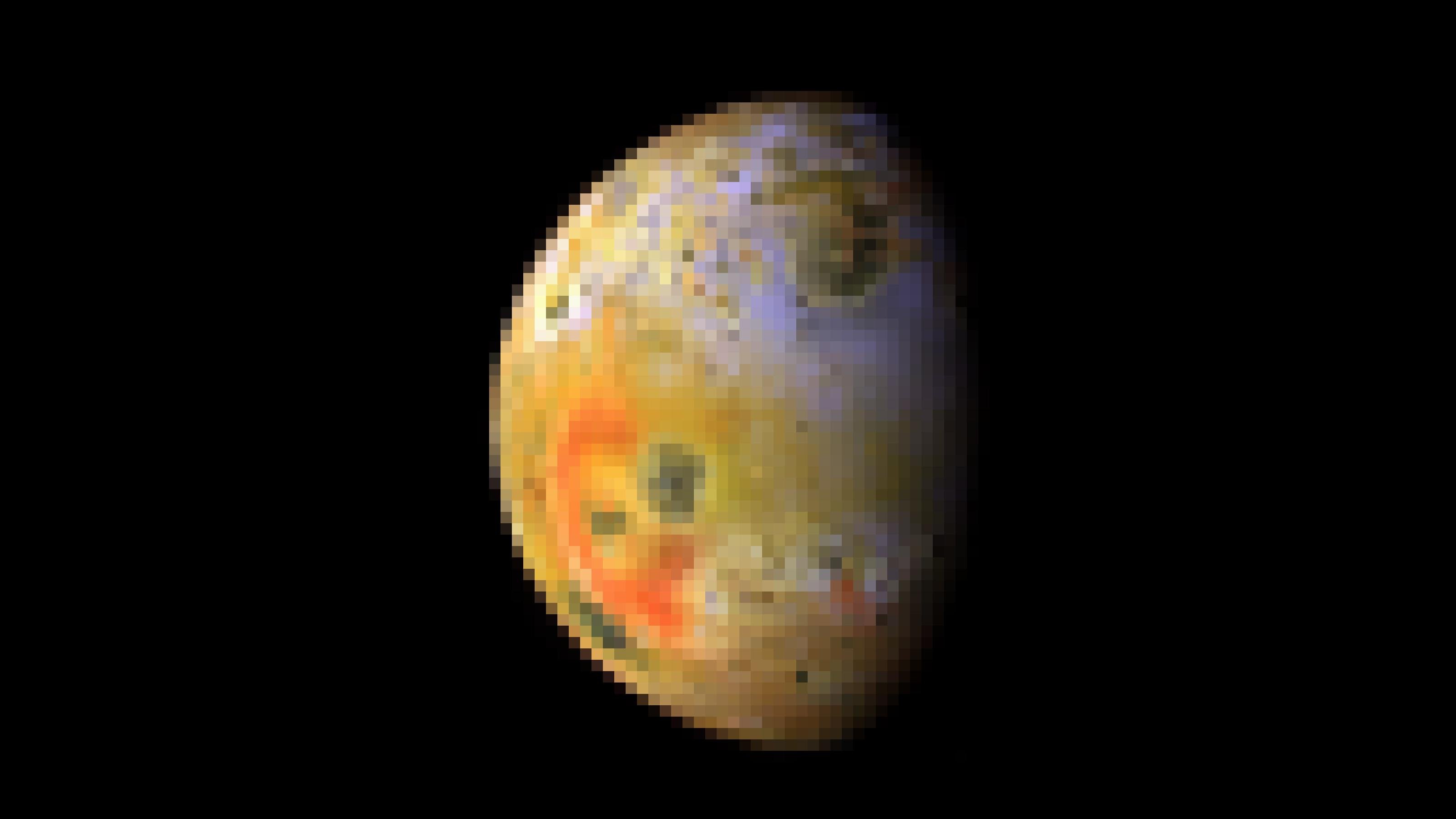 Eine Weltraumaufnahme vom Jupitermond Io.