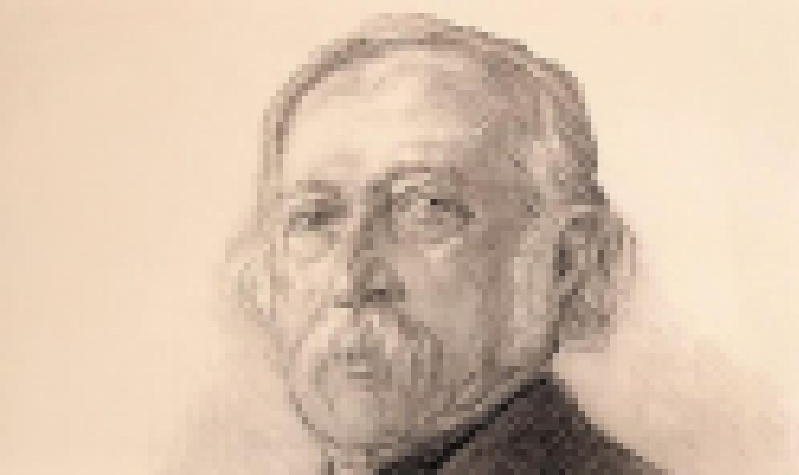 Porträt von Theodor Fontane, lithografiert 1896 von Max Liebermann