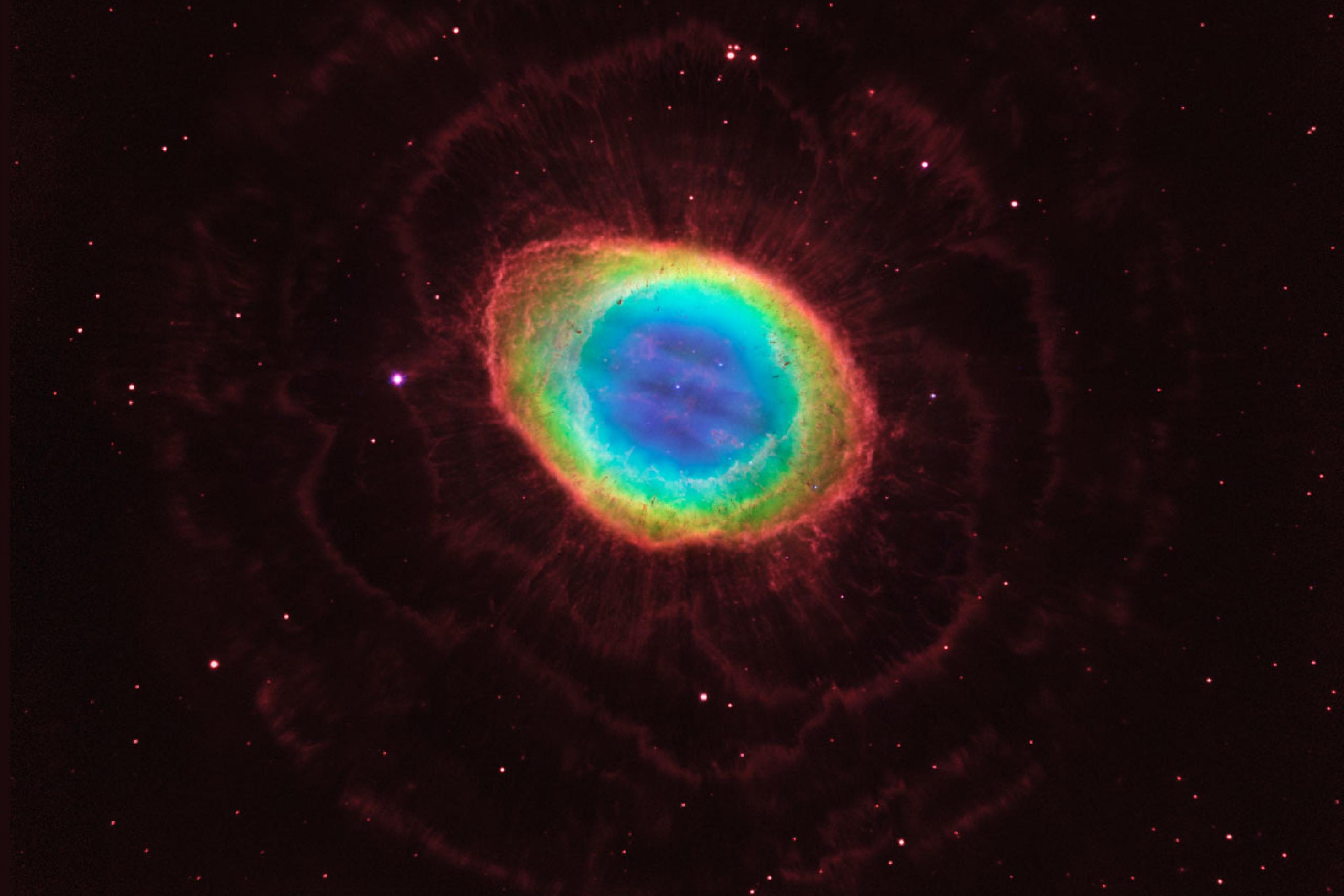 Ringnebel im Sternbild M57.