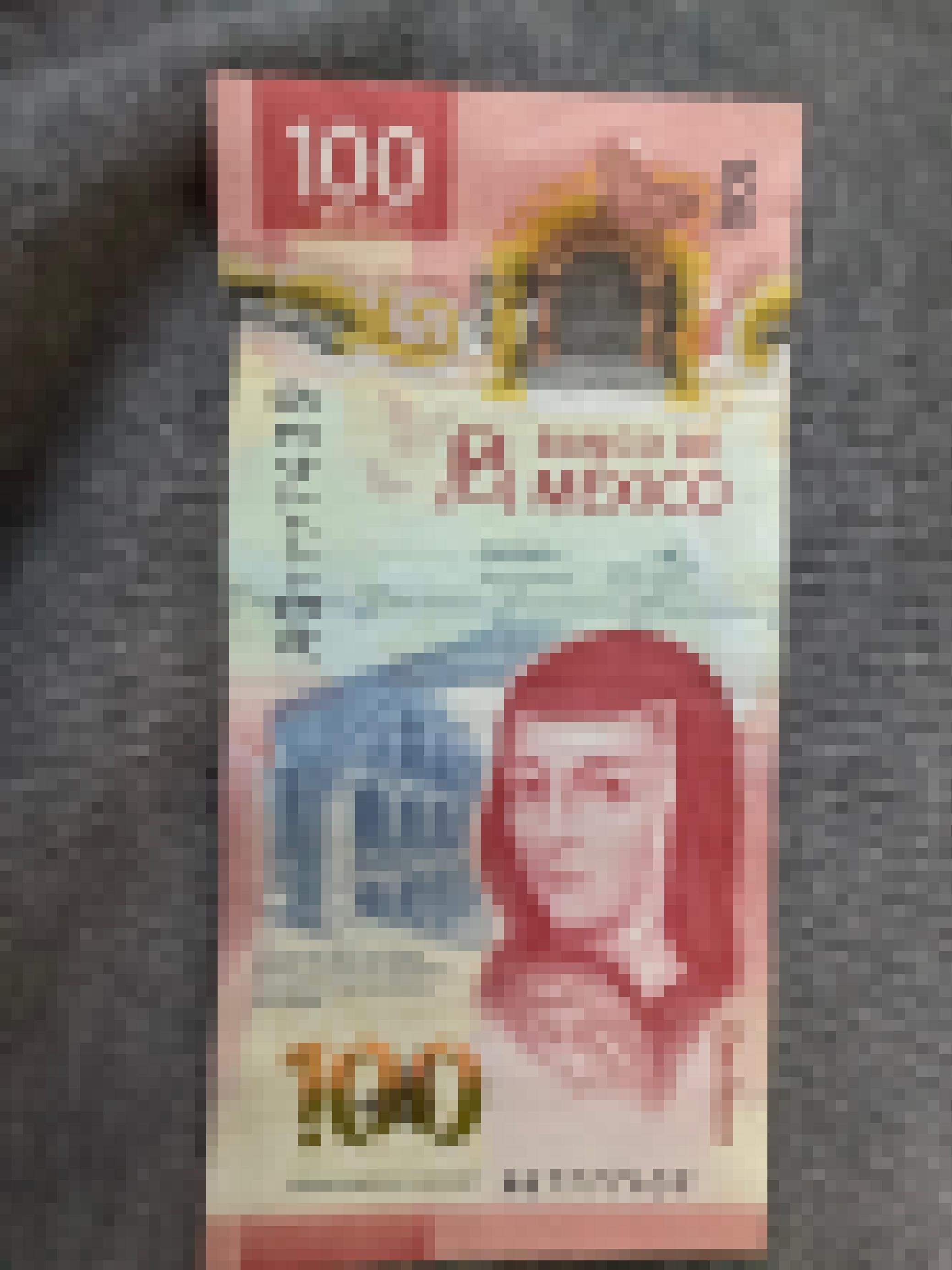 Mexikanischer Geldschein mit dem Konterfei einer Nonne