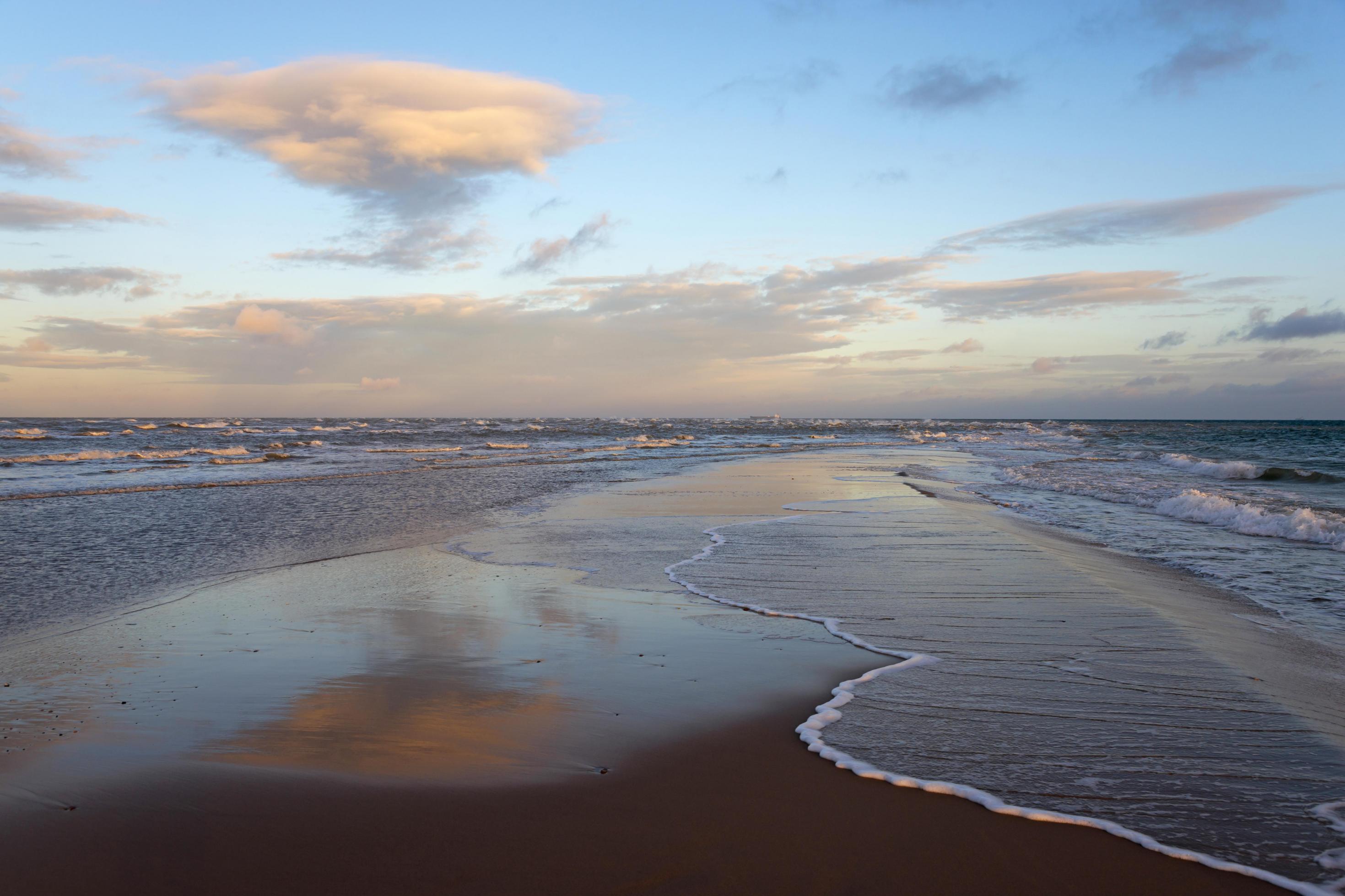 Sand und viel Meer: an der Nordspitze Dänemarks treffen sich Ostsee und Nordsee.