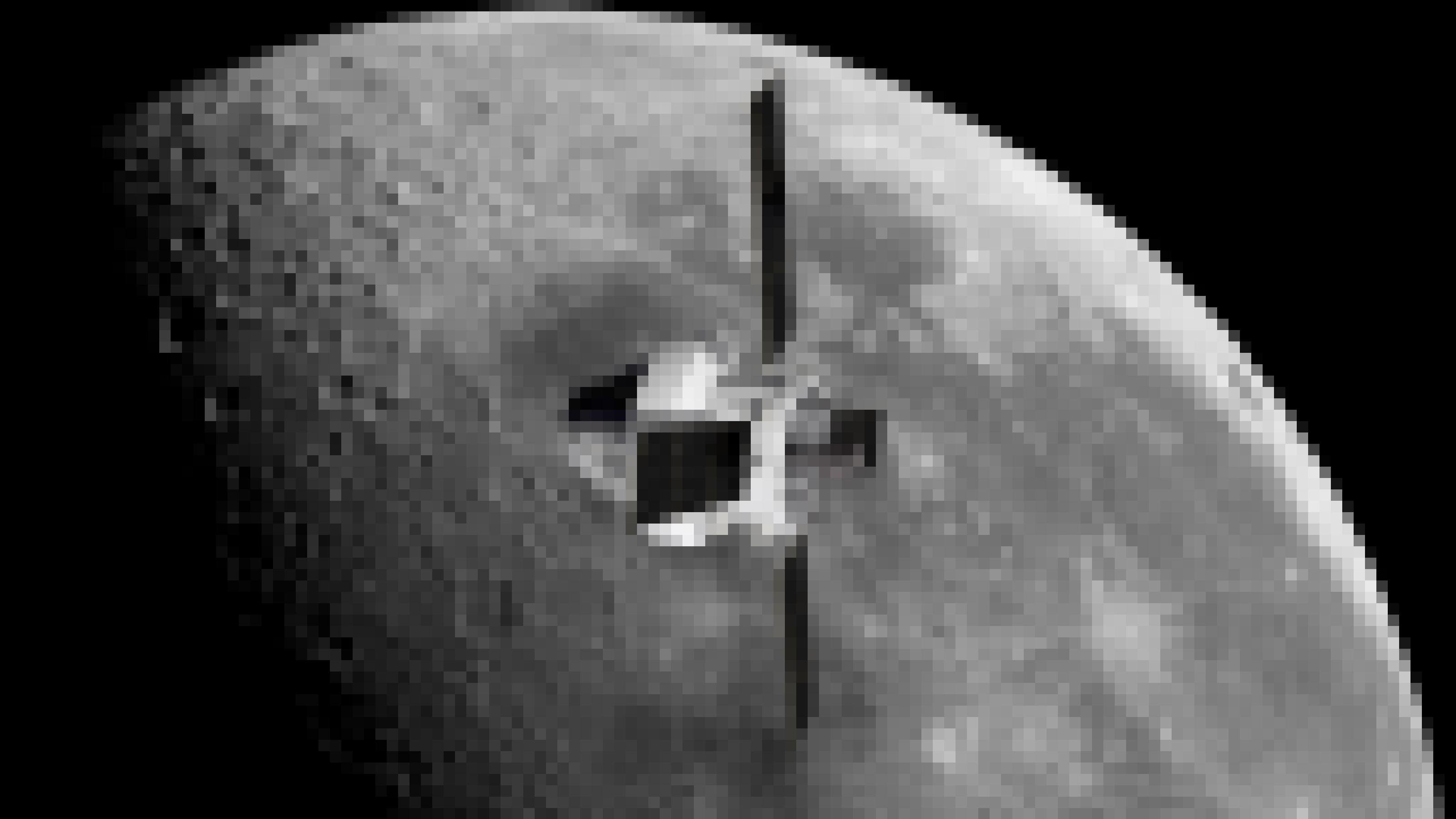 Eine künstlerische Darstellung des Orion-Raumschiff (Vordergrund) am Mond (Hintergrund).