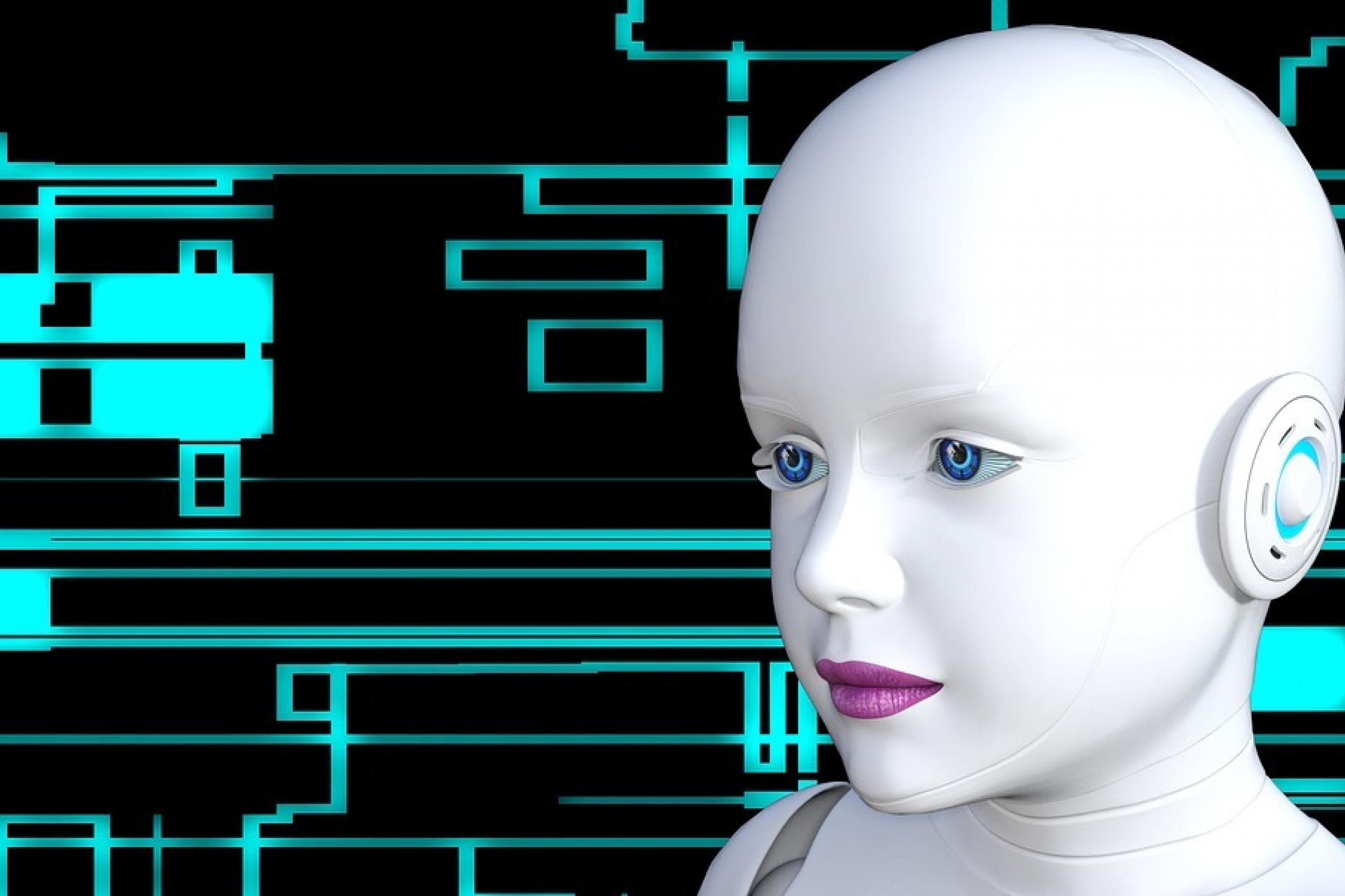 Ein Roboter mit Kindchenschema als Symbol für eine „gute“ künstliche Intelligenz