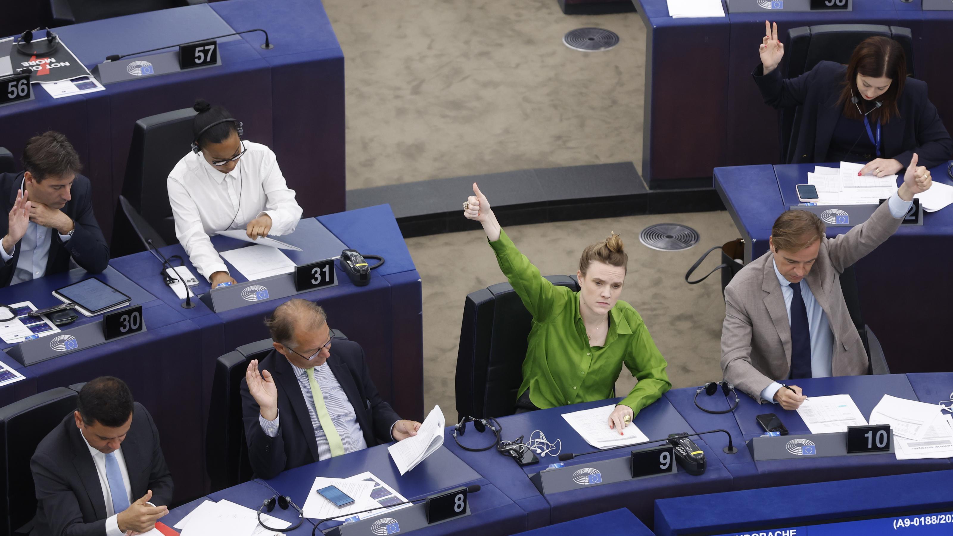 Politiker stimmen im Straßburger EU-Parlament über einen Gesetzentwurf zur künstlichen Intelligenz ab. Derzeit beraten die gesetzgebenden Gremien der EU über die Endfassung ab. Lobbyisten versuchen, den Prozess zu beeinflussen.
