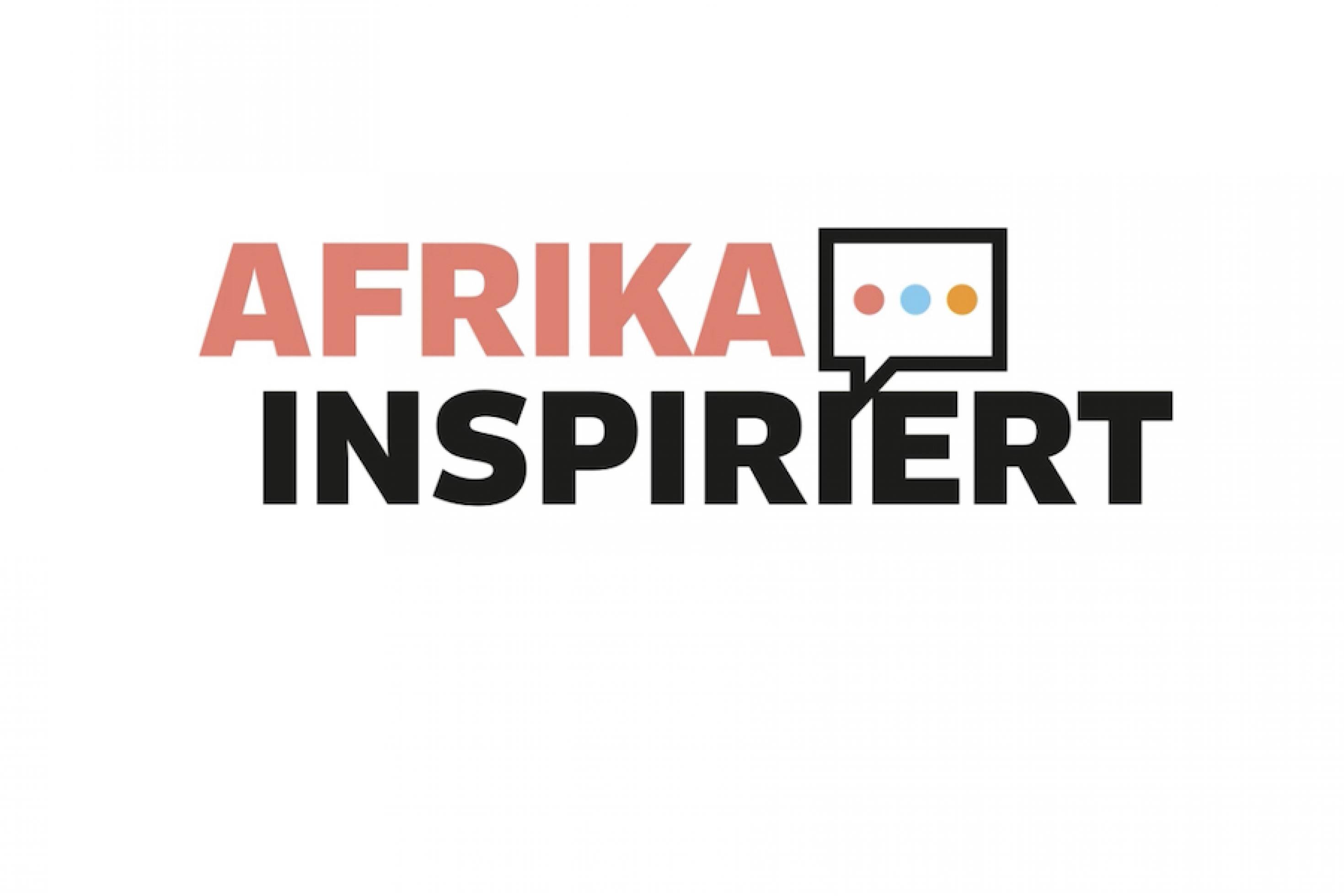 Logo mit dem Schriftzug „Afrika inspiriert“.