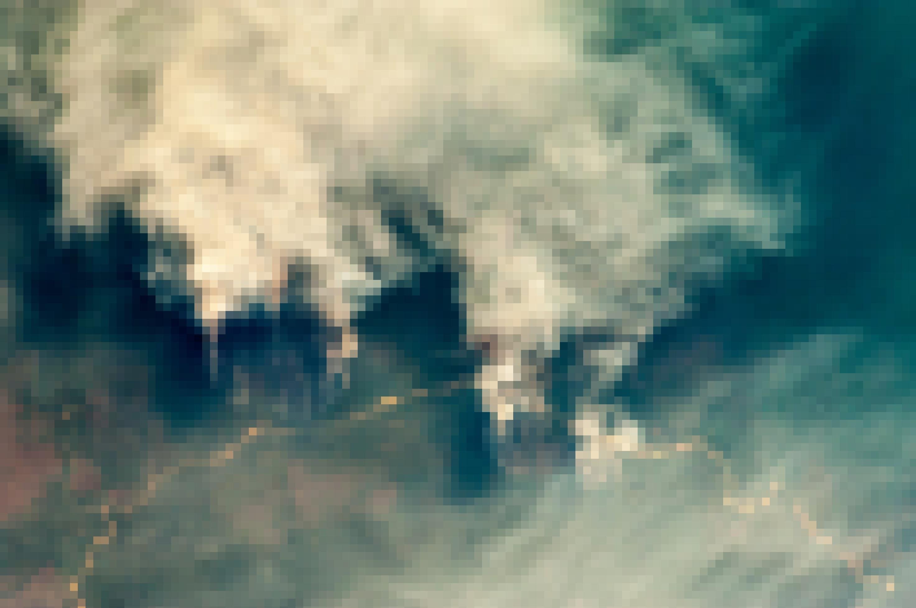 Ein Satellitenbild von Waldbränden in Brasilien.