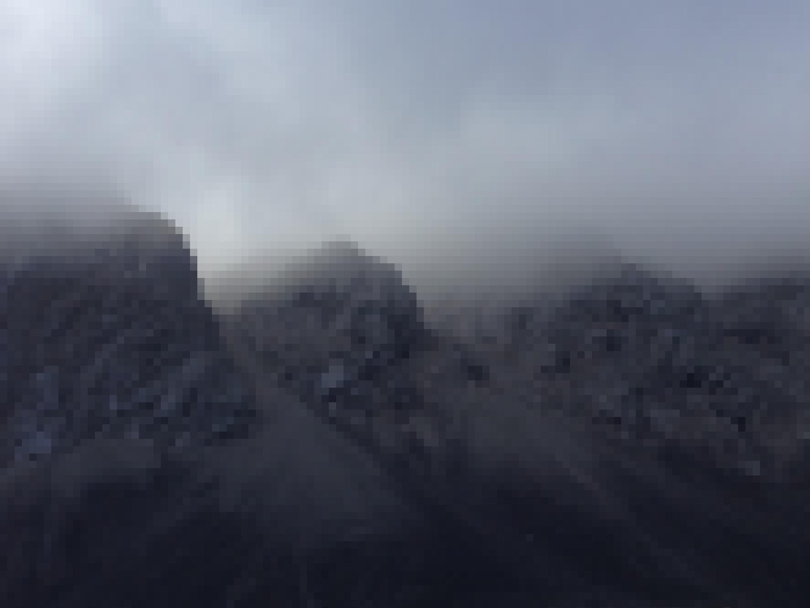 Berglandschaft in Wolken im Karwendel