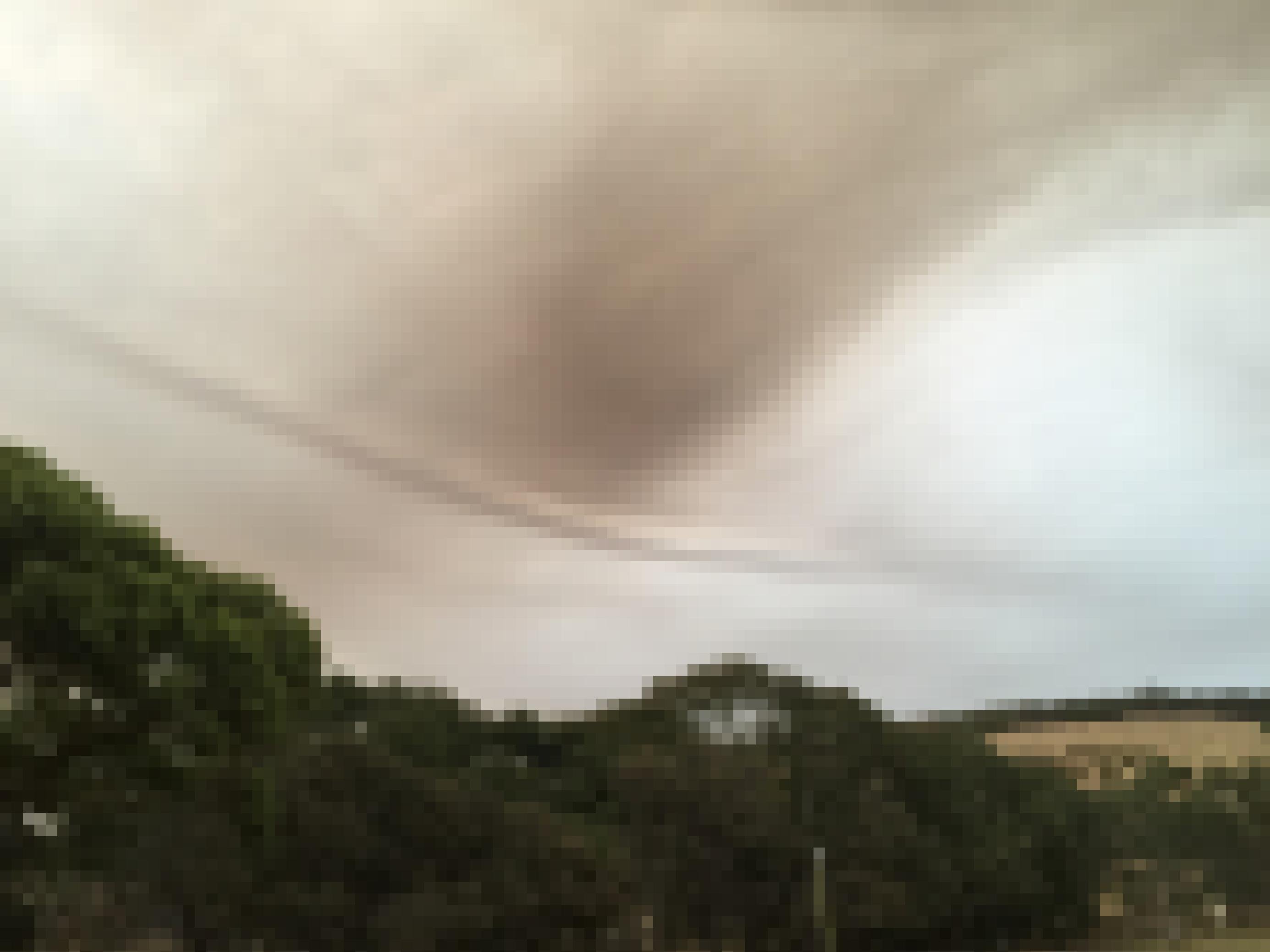 Das Foto zeigt Rauchwolken kurz nach Ausbruch der Feuer auf Kangaroo Island in SA