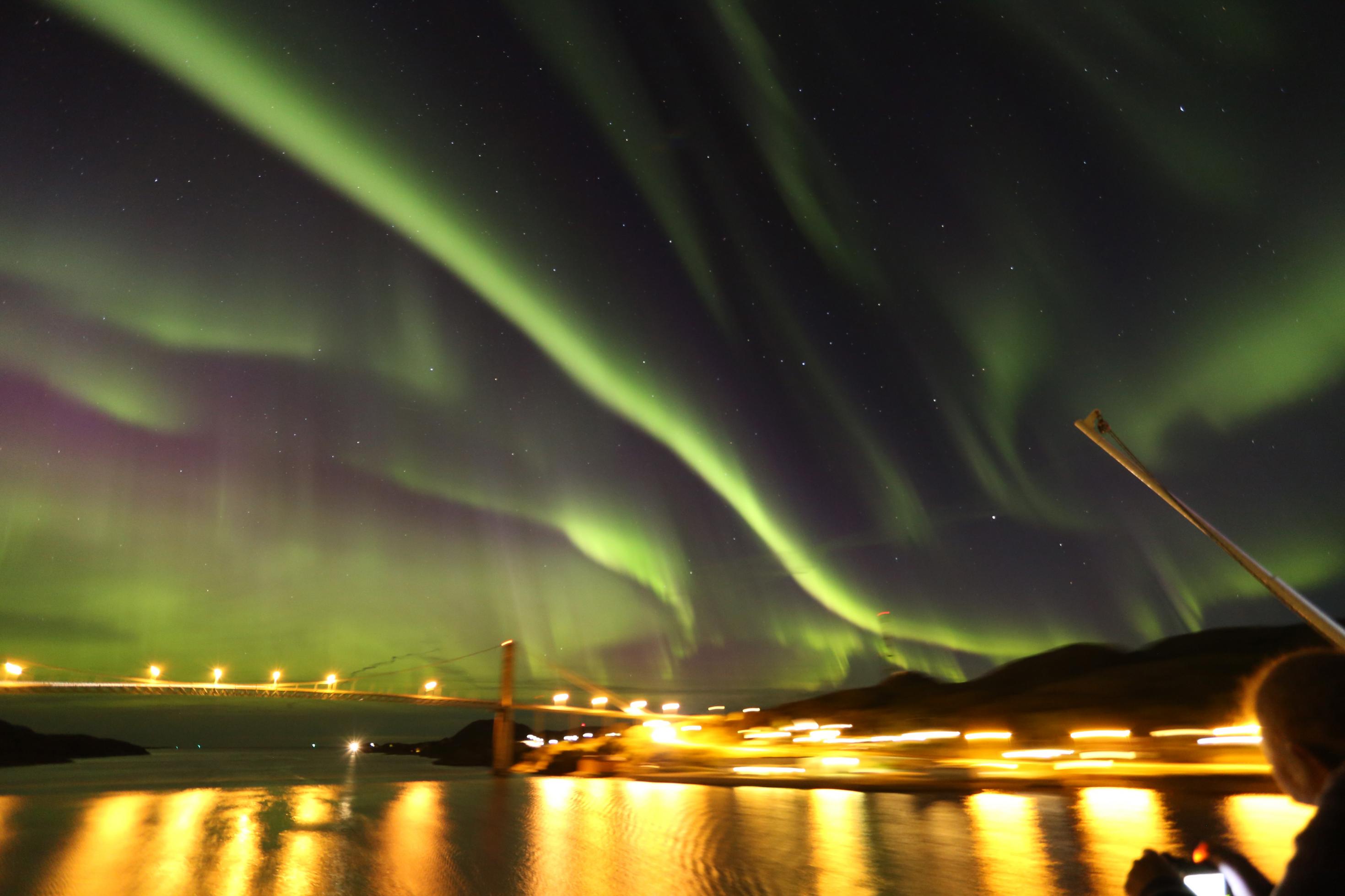Polarlichter in Norwegen.