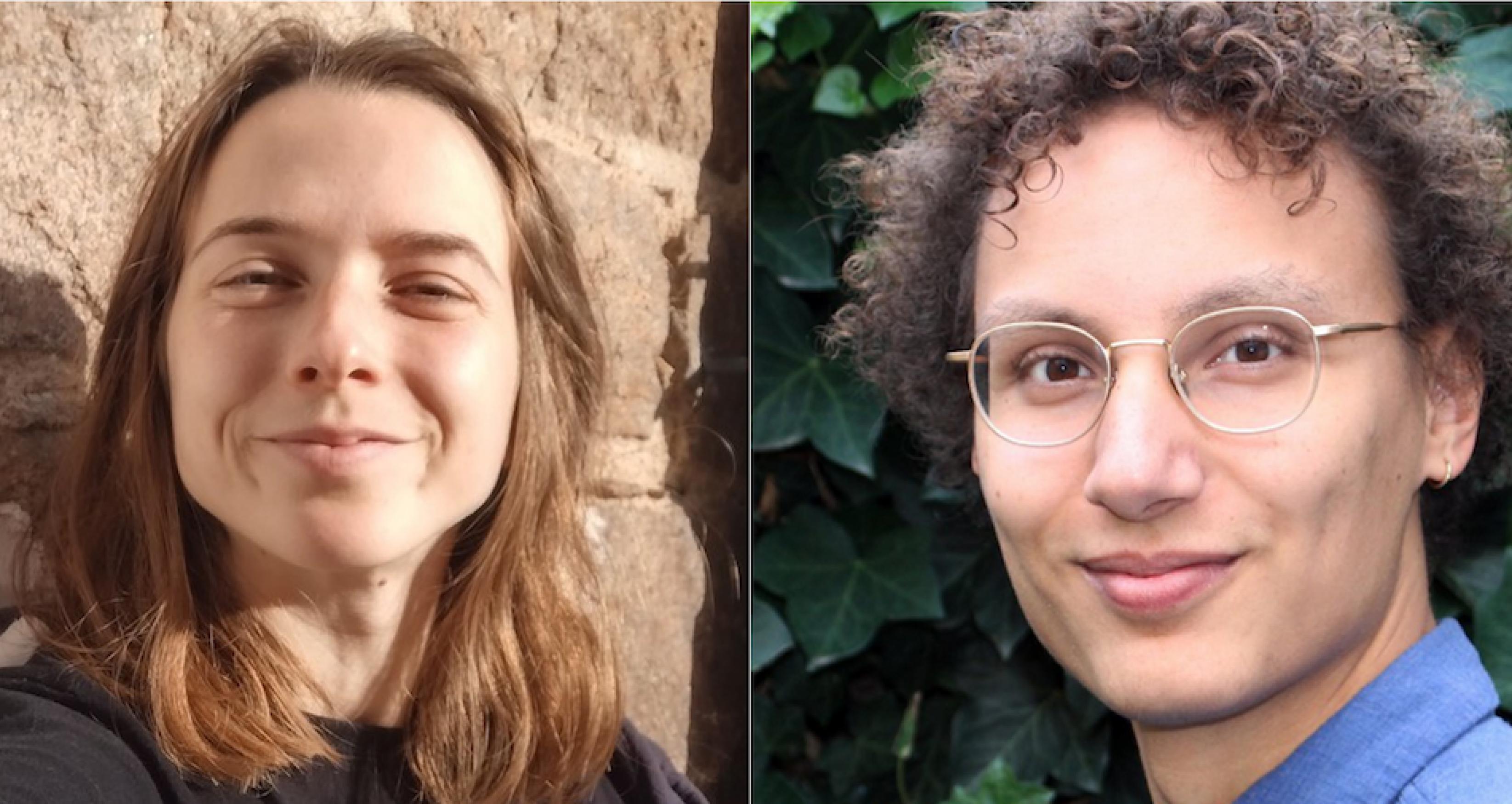 Clara Gehrunger und Jamil Zegrer, beide 25, haben gerade ihr Studium beendet und wollen gern Auslandskorrespondenten werden.