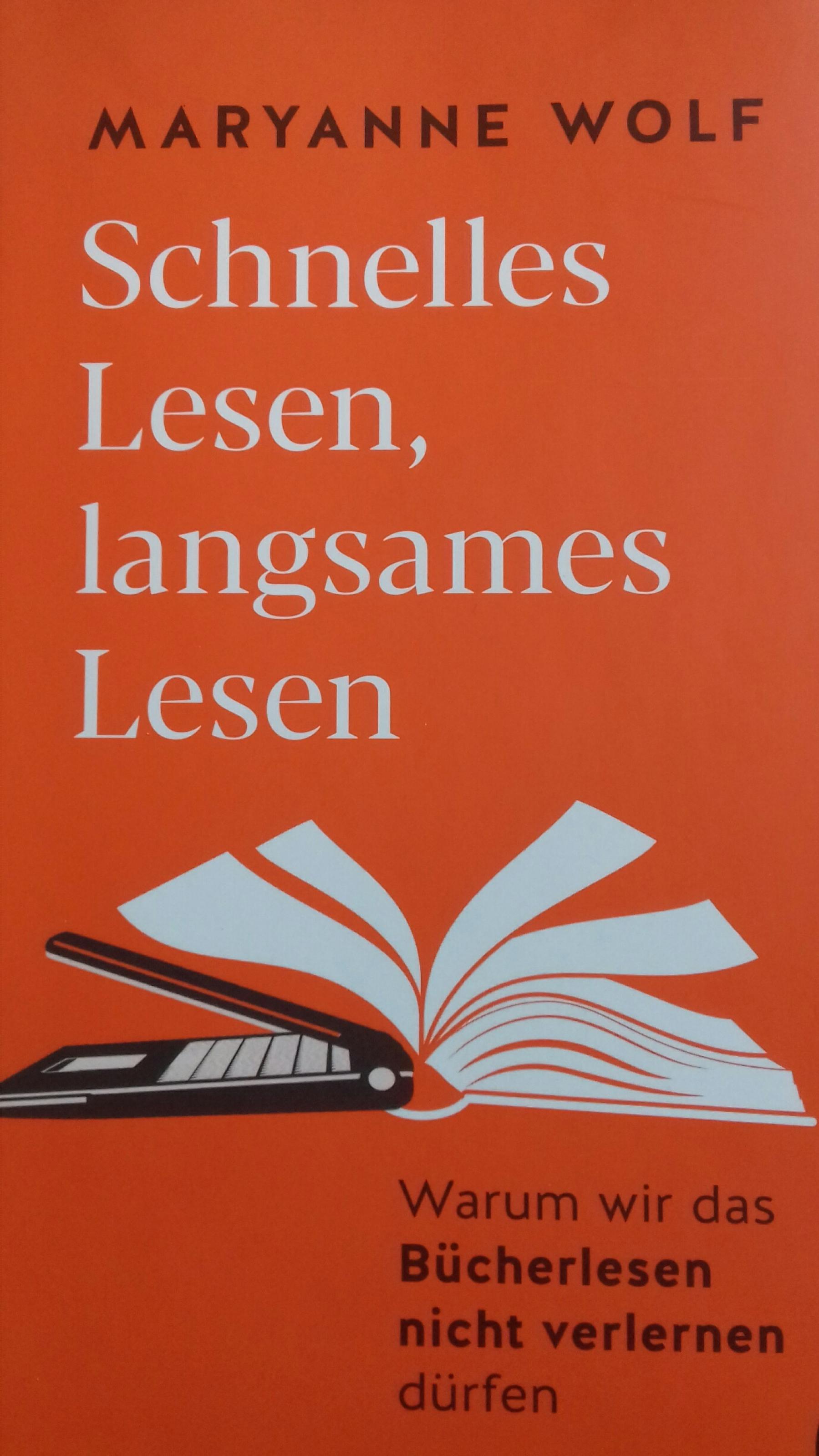 Cover der Buches „Schnelles Lesen, langsames Lesen“.