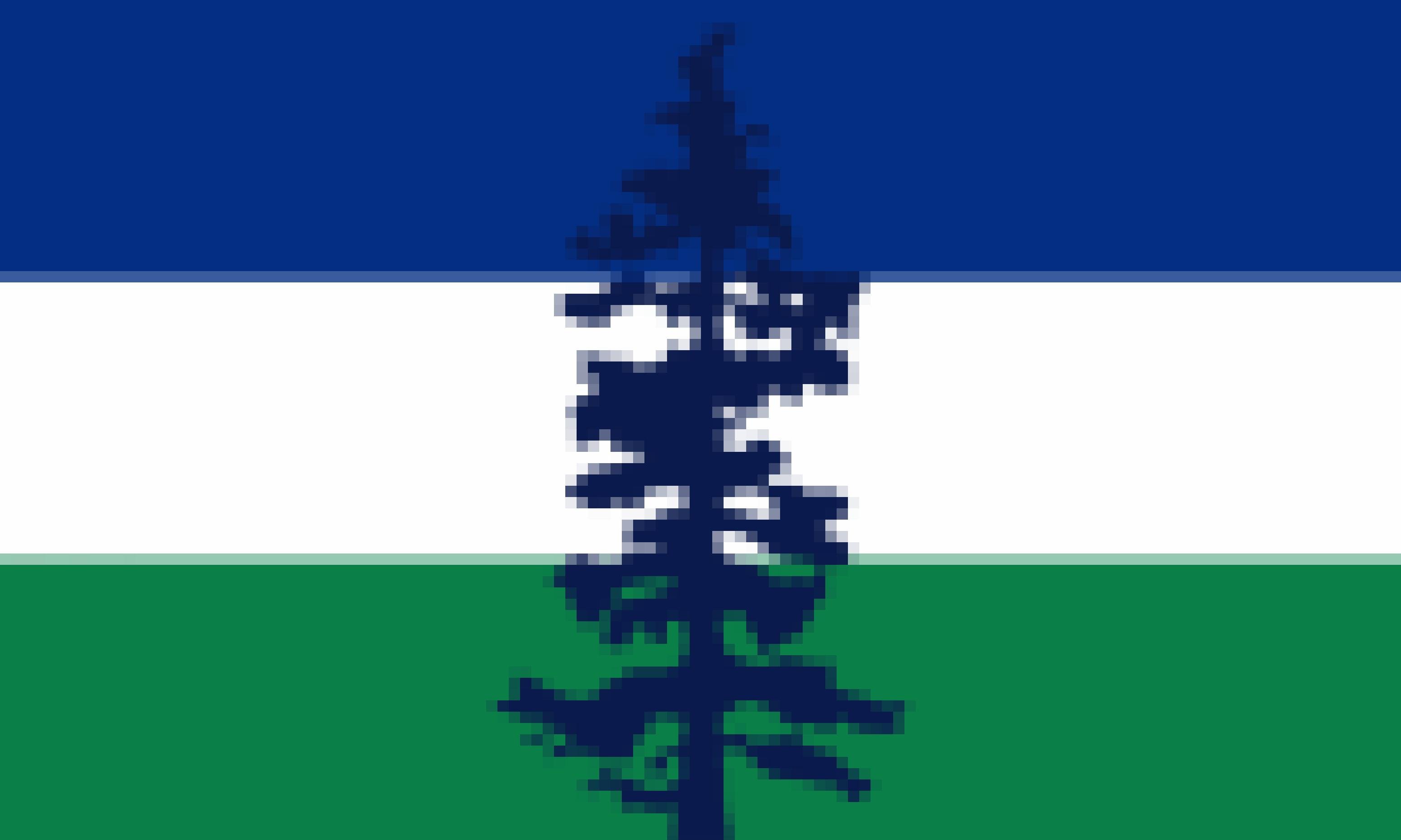 Die Flagge der Bioregion Kaskadien