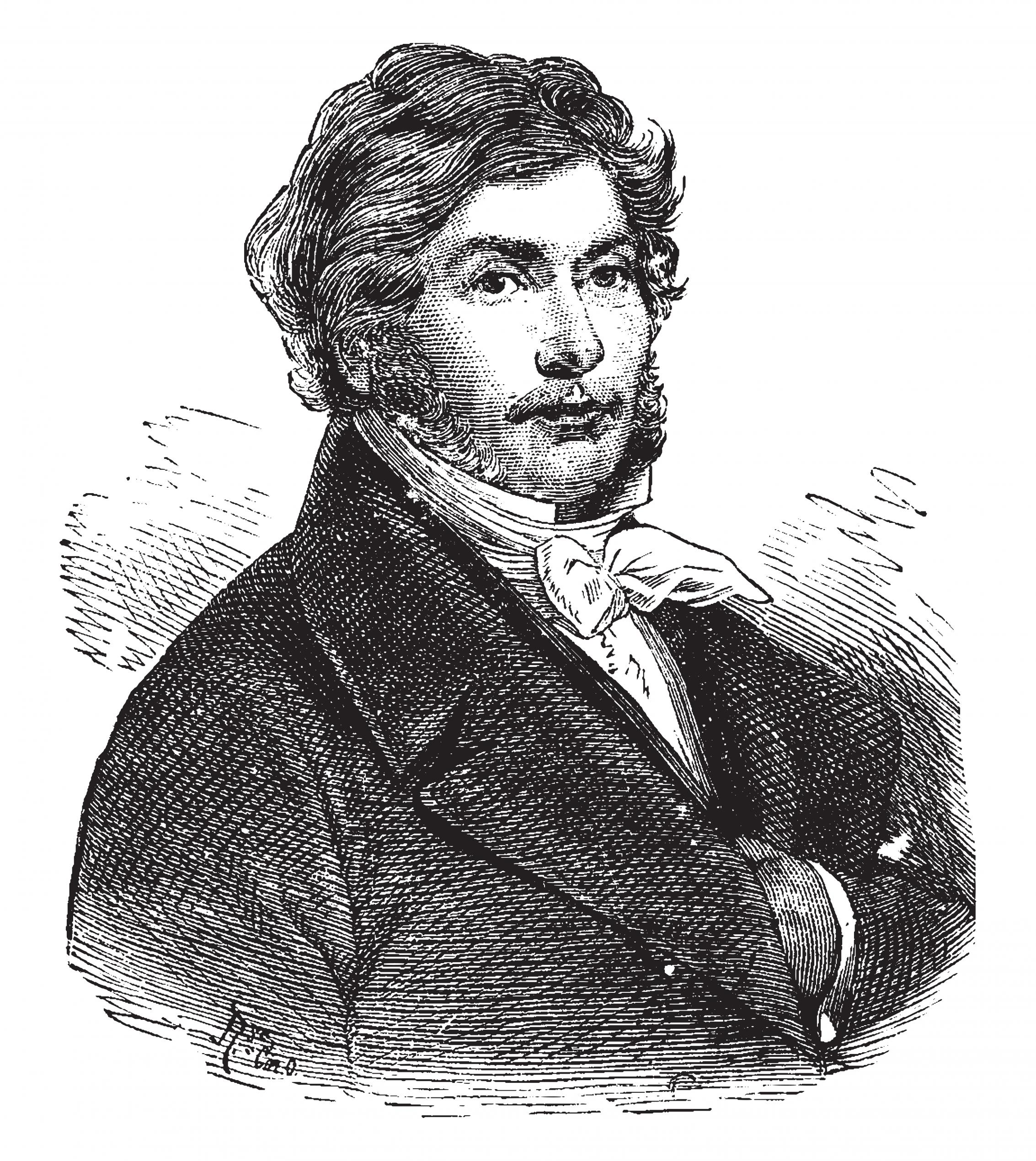 Der französische Wissenschaftler Jean-François Champollion