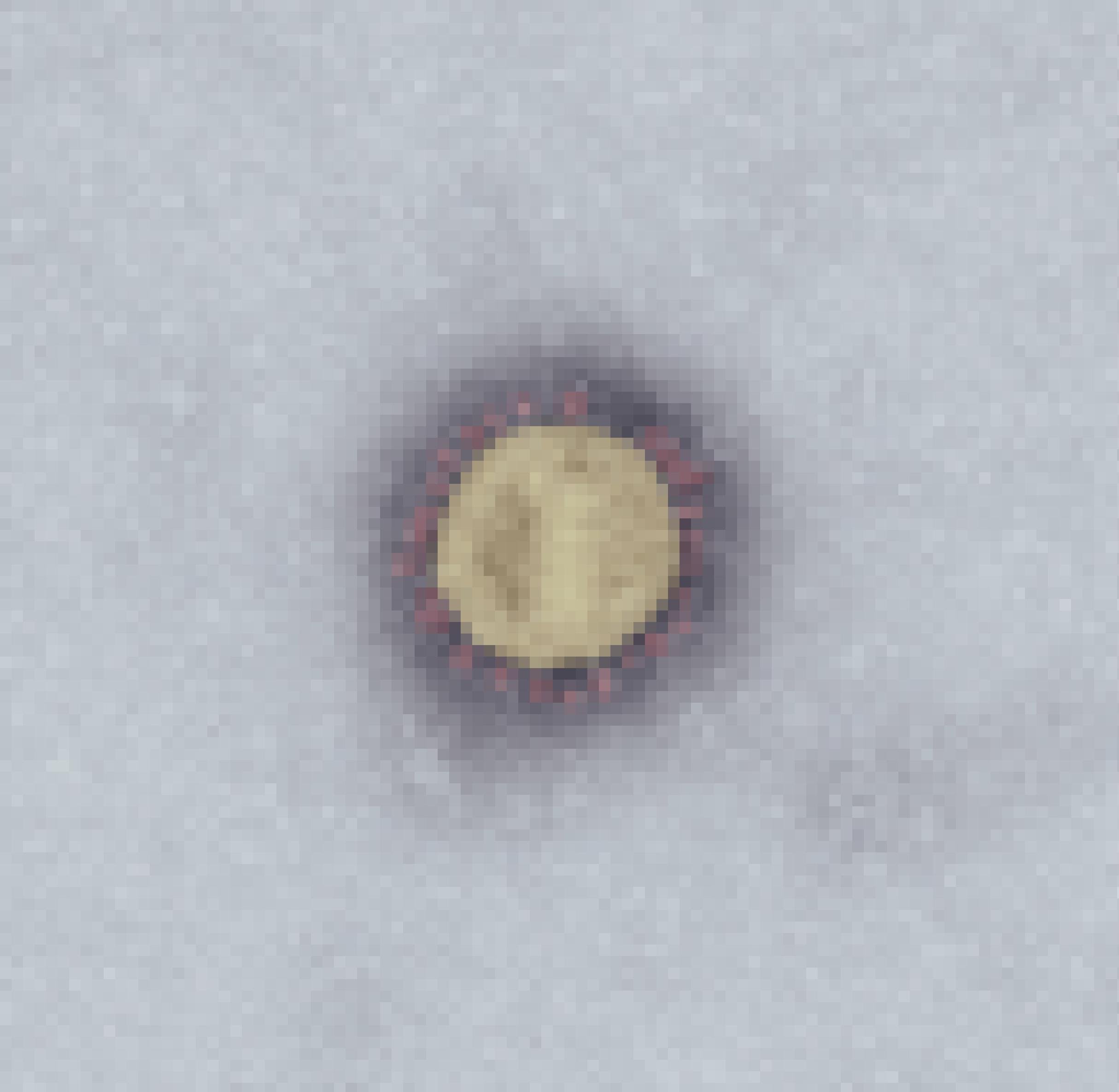Ein gelblicher Kreis, am Rand umgeben von kleinen blassroten Anhängseln – so stellt sich das Coronavirus (Covid-19) in der elektronenmikroskopischen Aufnahme des Robert Koch-Instituts dar. Solche Aufnahmen ermöglichen es, in Probematerial von Patienten das Virus aufzuspüren und zu identifizieren.