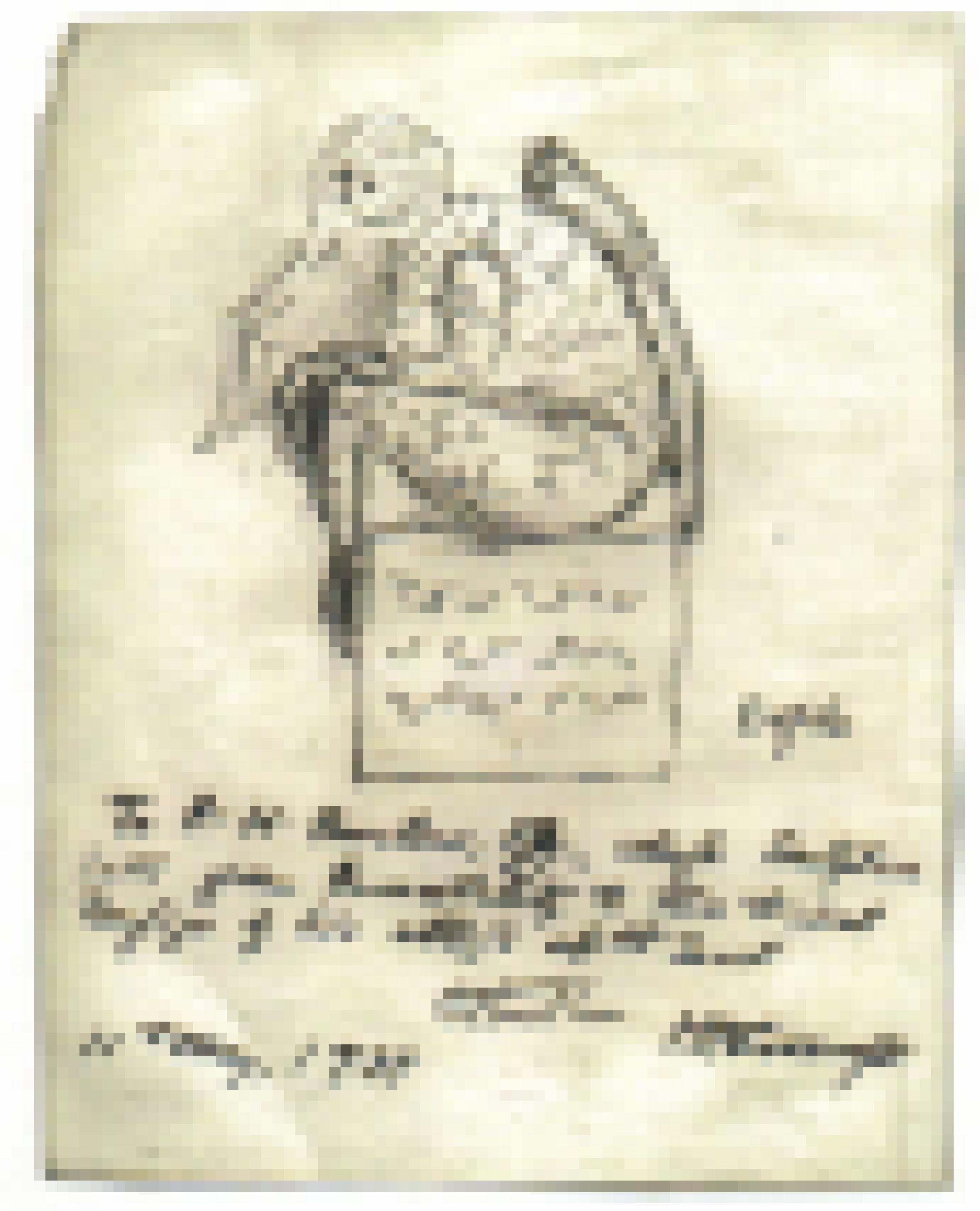 Skizze von 1934, auf der H.P. Lovecraft die Kreatur Cthulhu festhielt