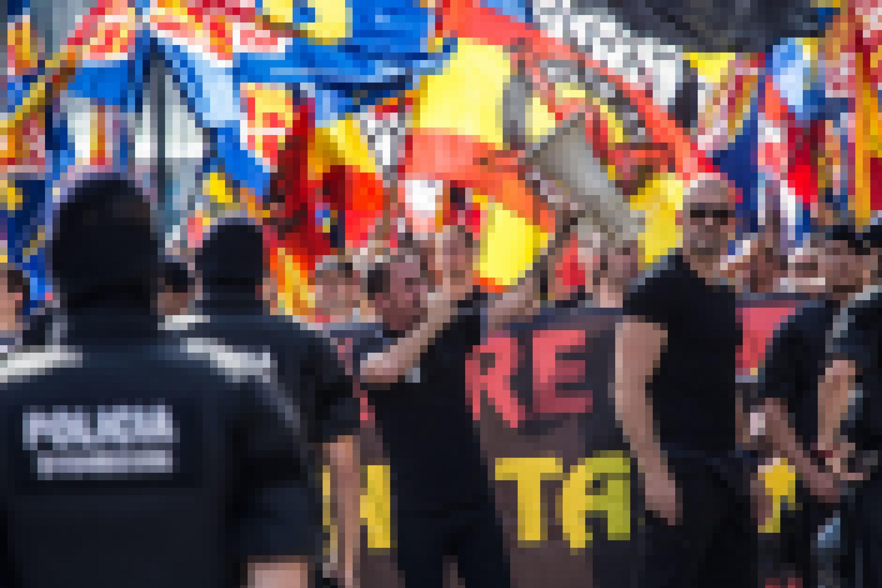 Demonstration der extremen Rechten in Spanien.