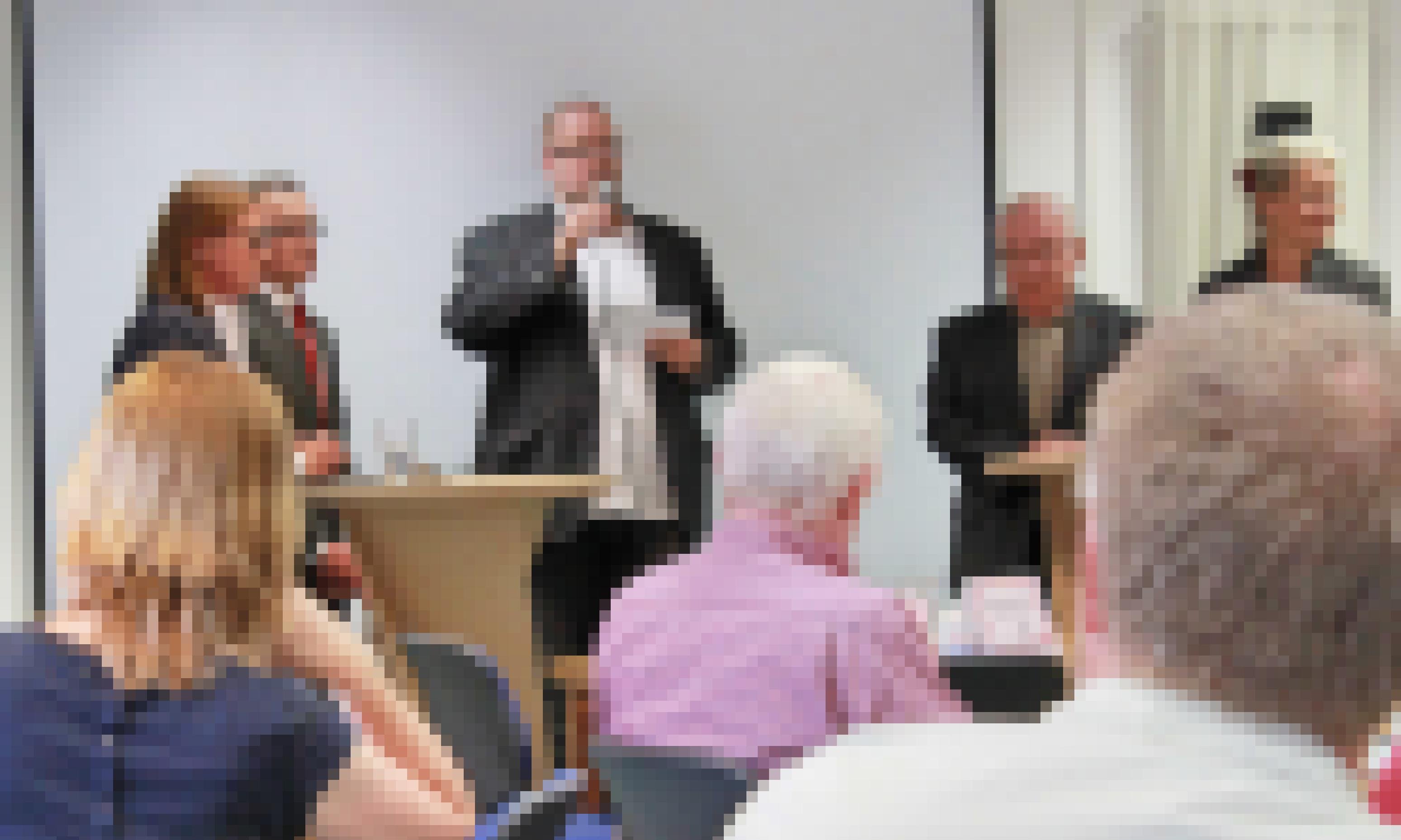 Diskussion in Durlach (von links nach rechts): Alexandra Ries, Rolf-Ulrich Kunze, der Moderator Philipp Schrögel, Hans Pfalzgraf und Bettina Krings