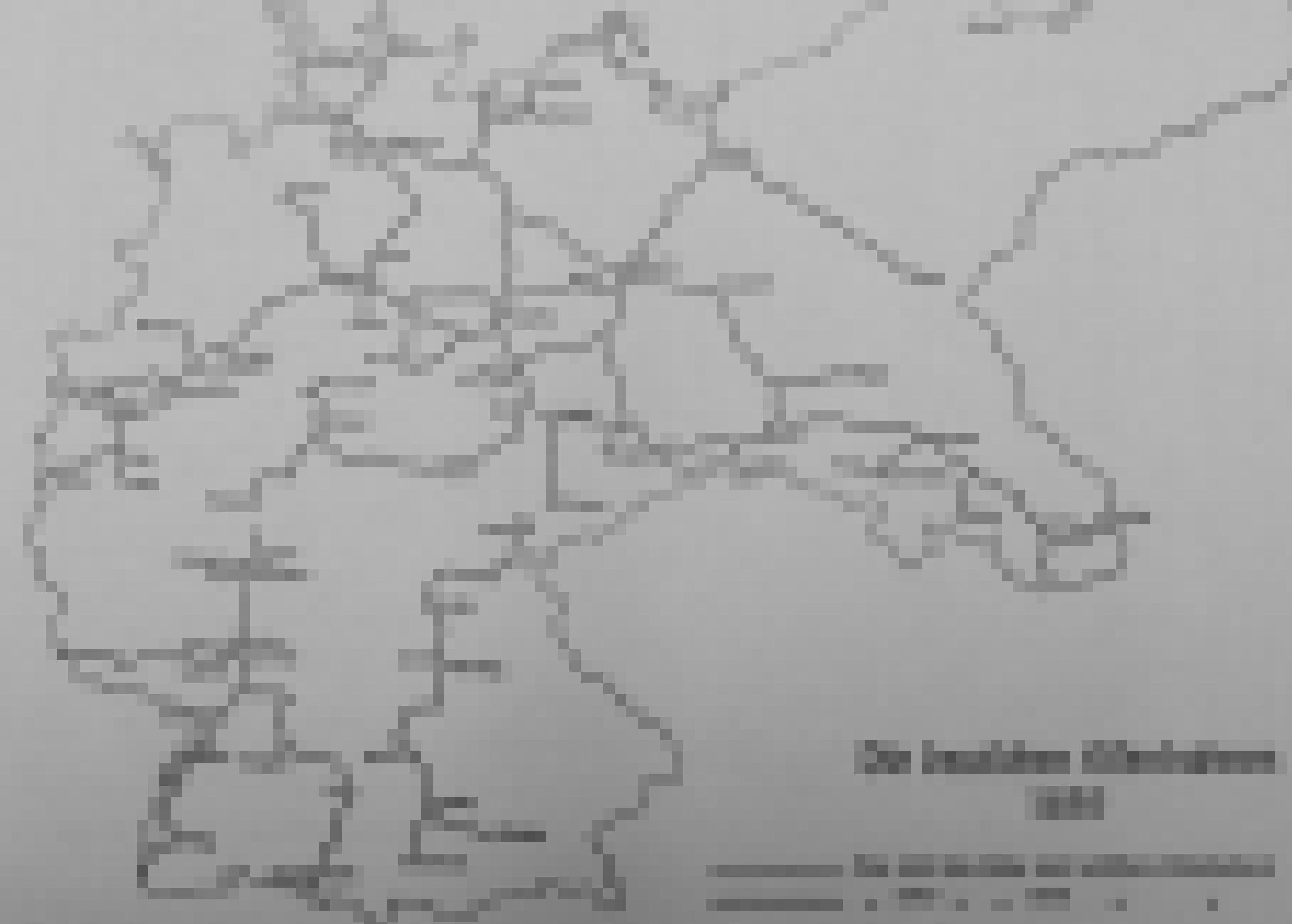 Streckenkarte in Schwarzweiß, beschriftet mit den Worten „Die deutschen Eisenbahnen 1850“.