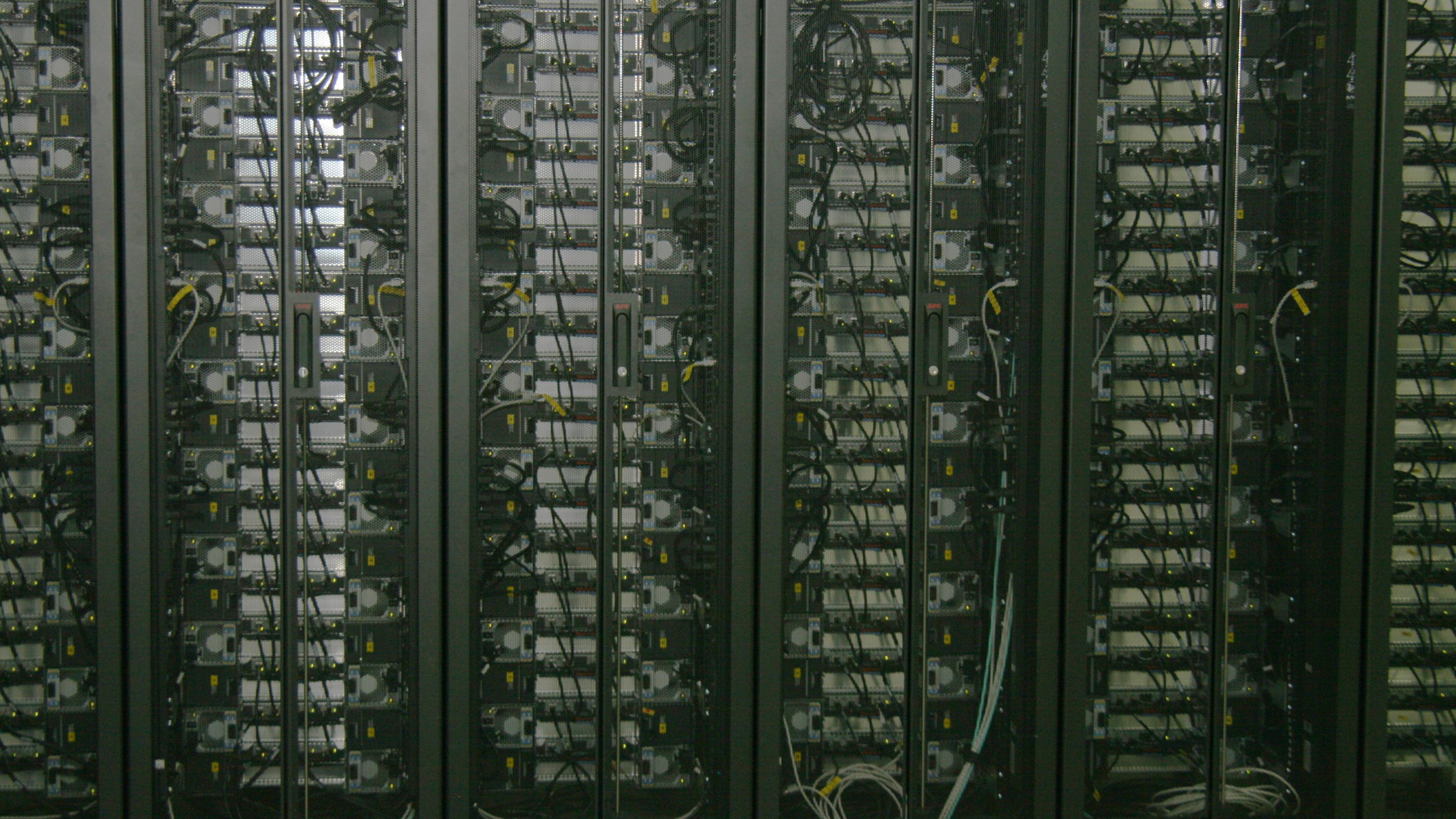 Server-Racks im Datenzentrum