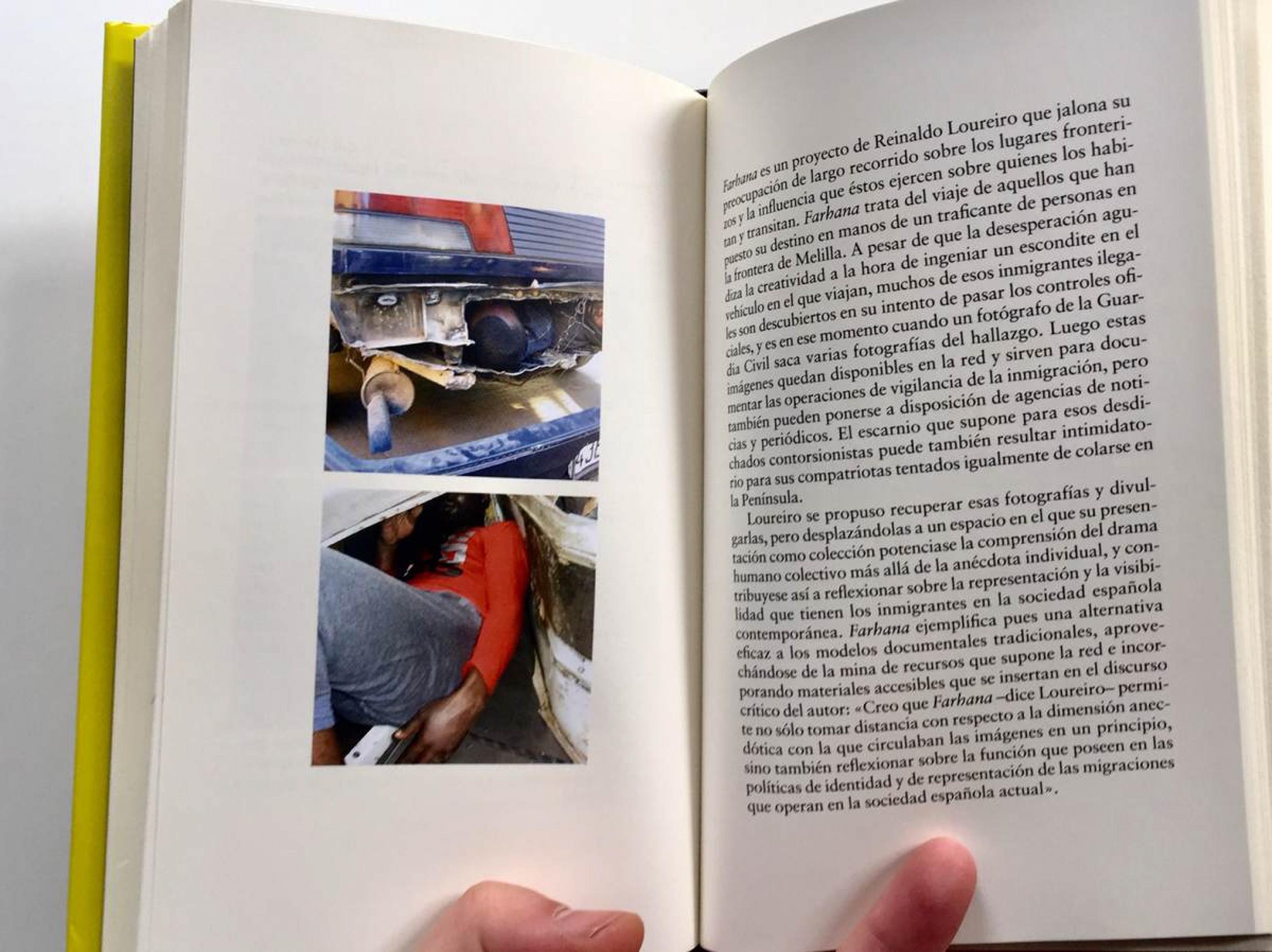 Der Theoretiker und Fotokünstler Joan Fontcuberta erwähnt in seinem Buch "La Furia de las imágenes" den Fotokünstler Reinaldo Loureiro, der Bilder sammelt, die von der spanischen Polizei bei der Untersuchung von LKWs gemacht werden.