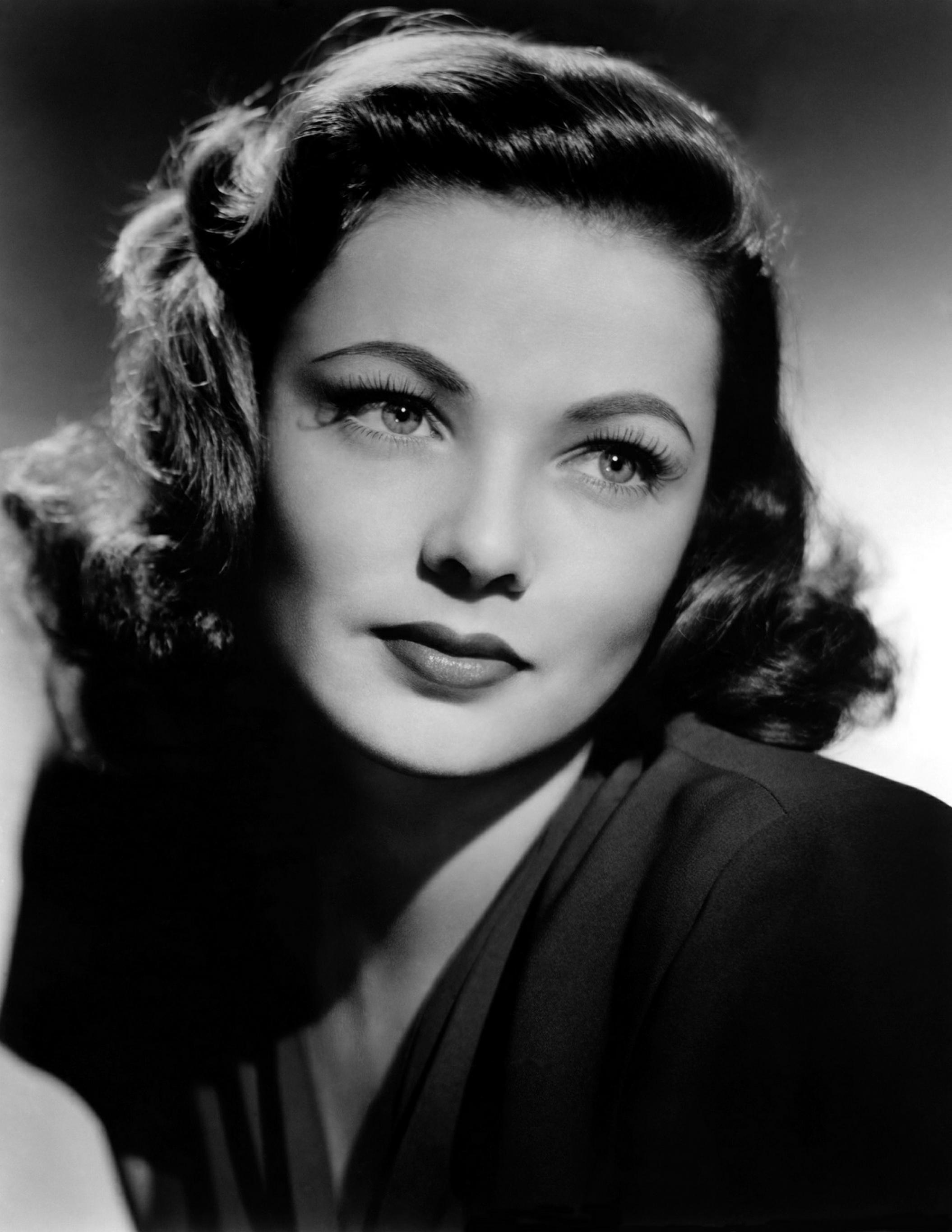 Ein Porträt der amerikanischen Schauspielerin Gene Tierney