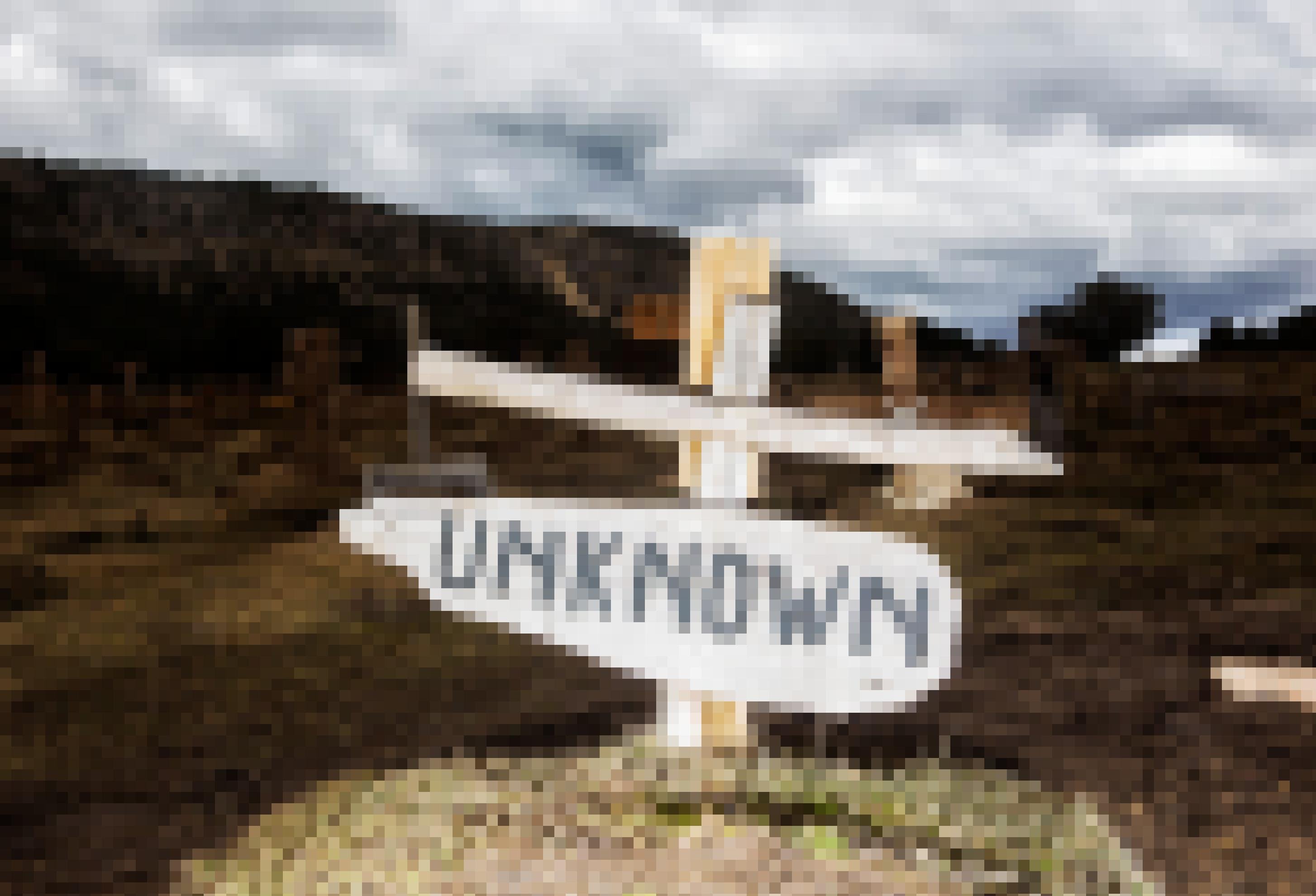 Grab des unbekannten Soldaten am Friedhof Sad Hill in Burgos, Spanien.