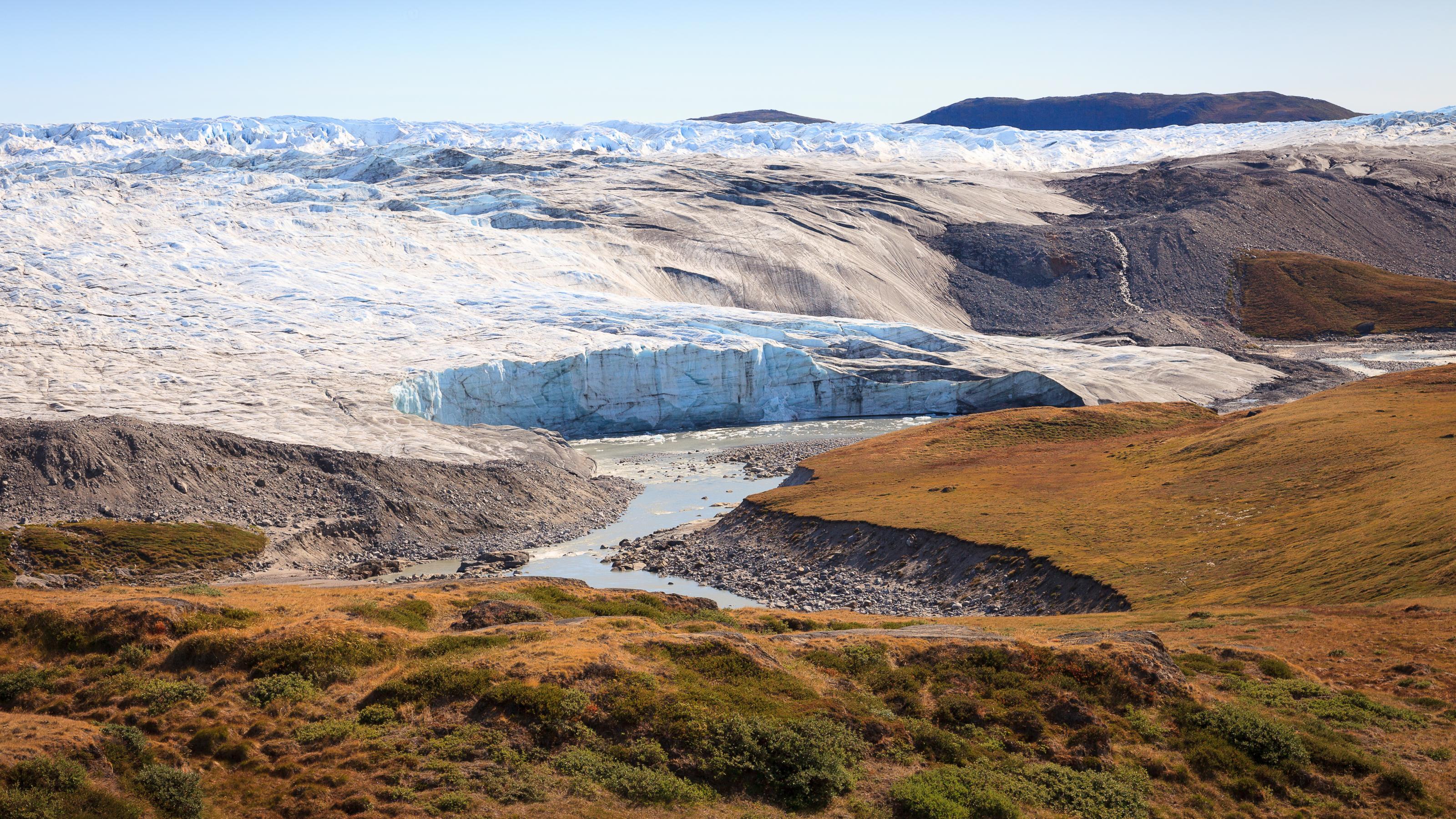 Der Klimawandel sorgt für schrumpfende Gletscher auf Grönland