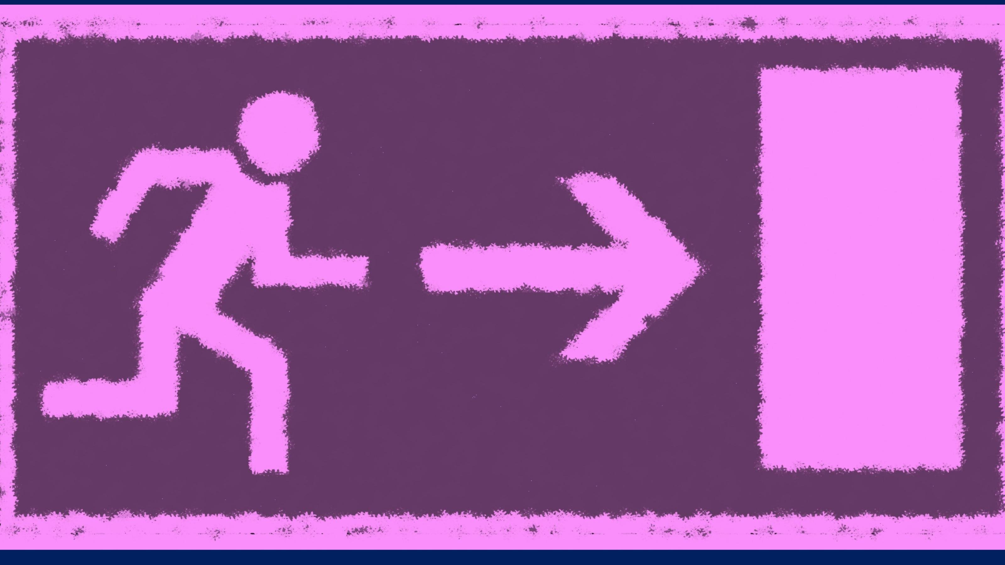 Notausgangs-Schild