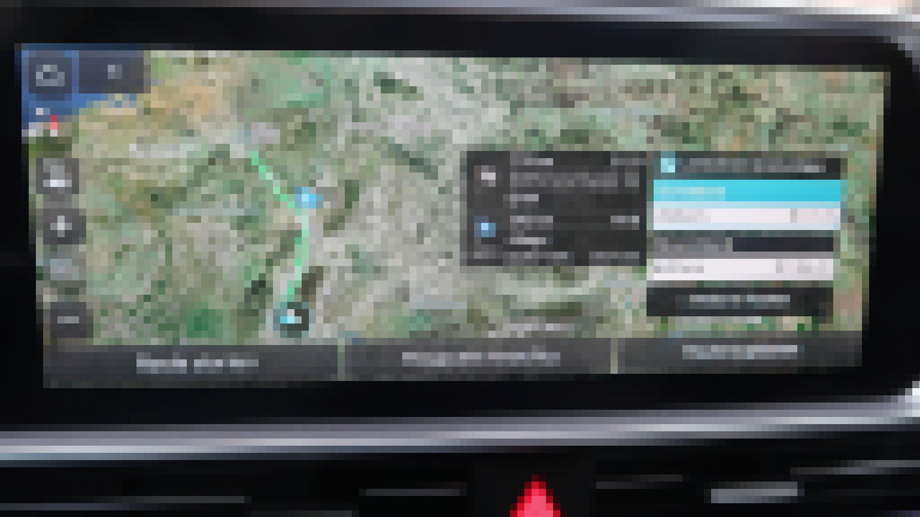 Blick aufs Navi im Hyundai Ioniq 6.