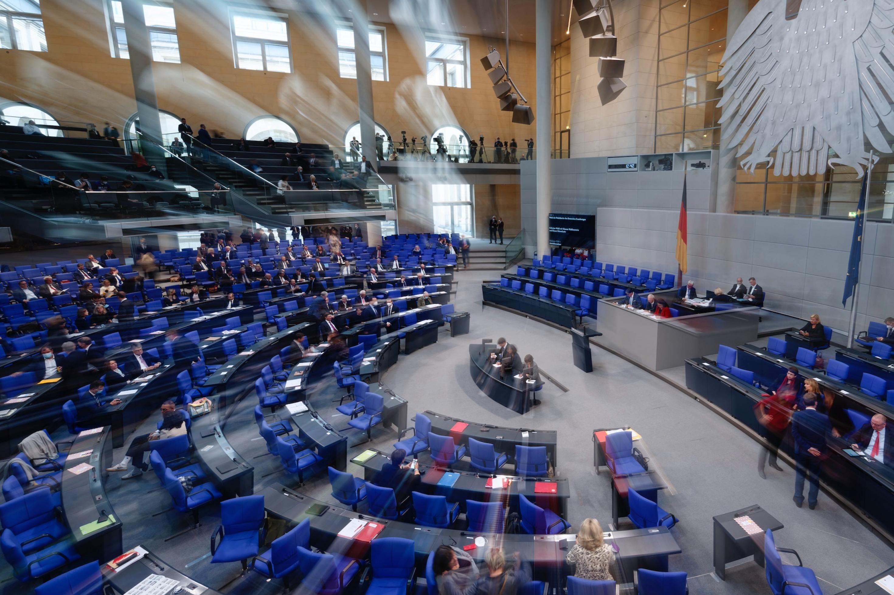 Übersichtsbild des Bundestags