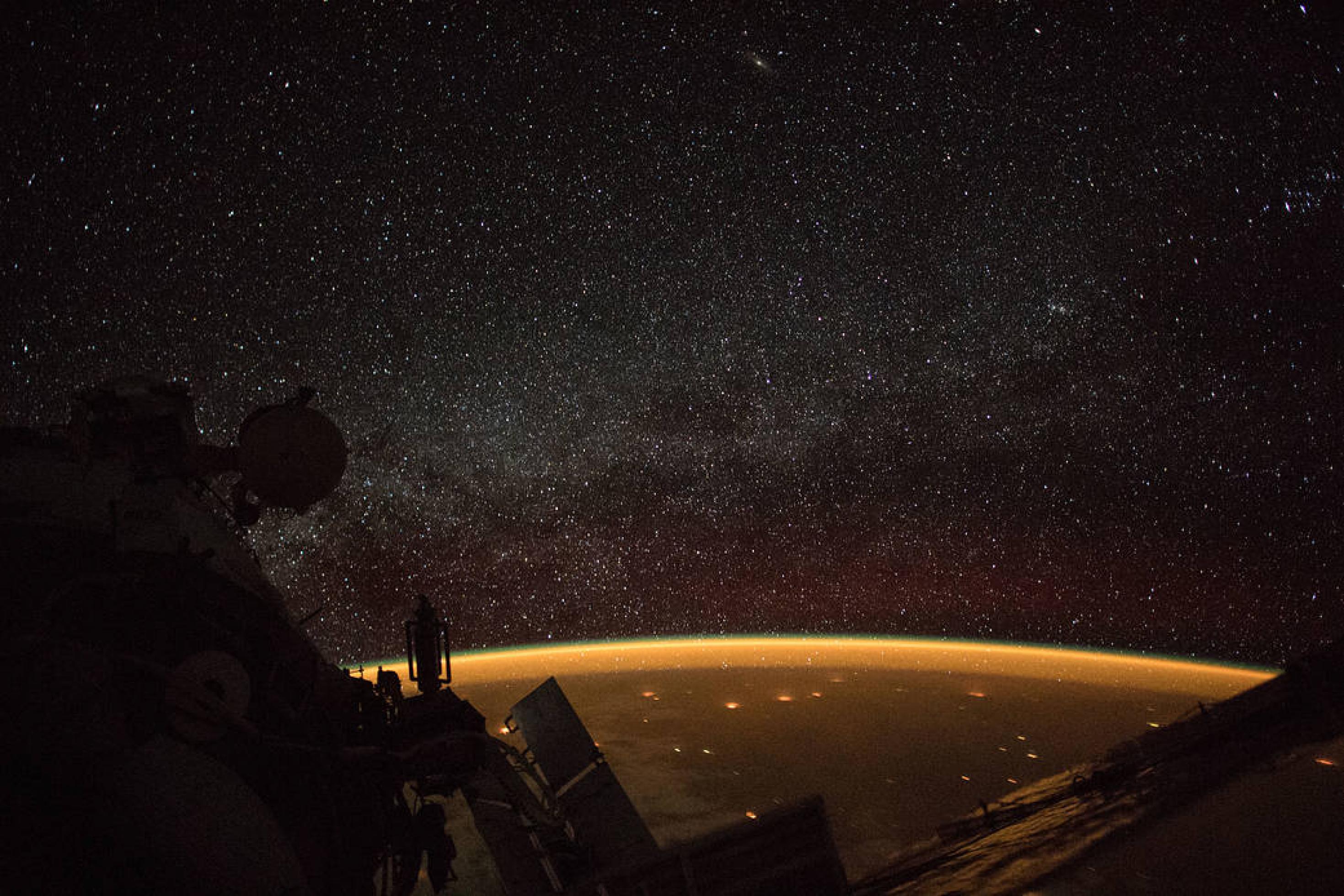 Bild der ISS über Australien.