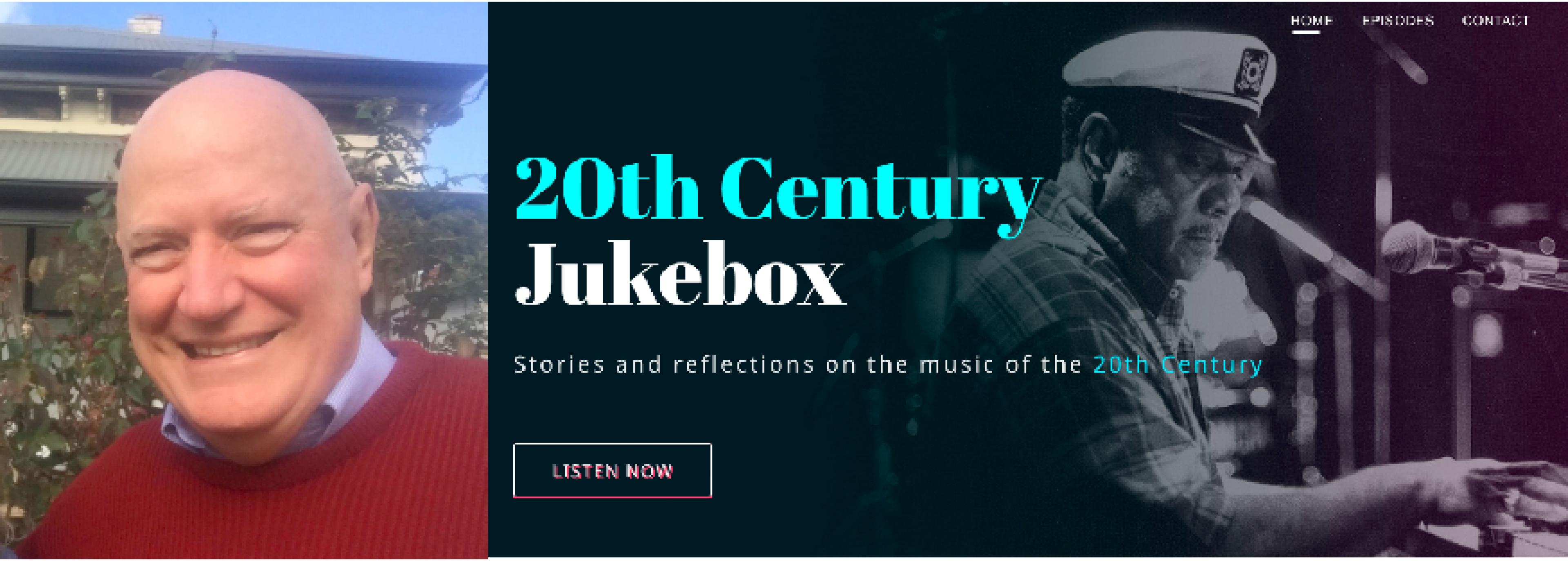 Das Foto zeigt den Musikexperten John Kenneally aus Adelaide und seinen Blog 20th Century Jukebox
