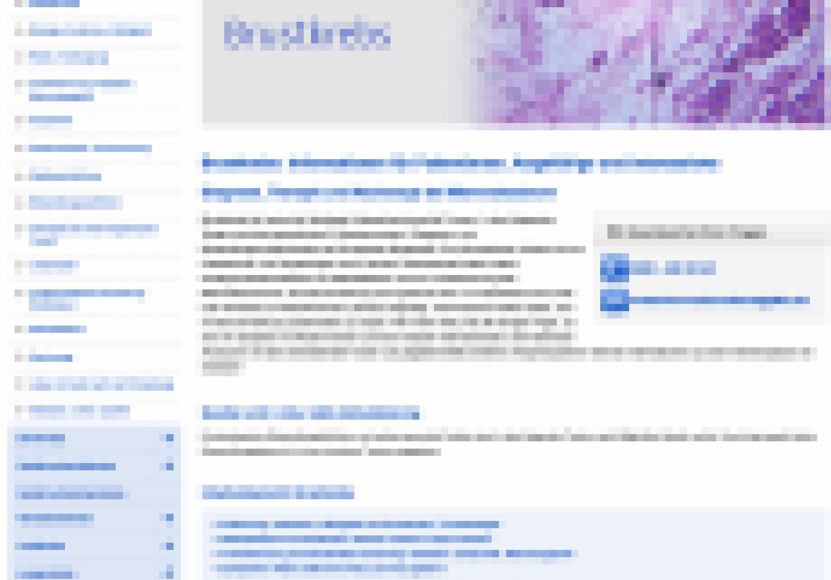 Screenshot des Bereichs „Brustkrebs“ des www.krebsinformationsdienst.de. Zu sehen ist die Startseite mit einem Überblickstext und der Navigation in der Sidebar