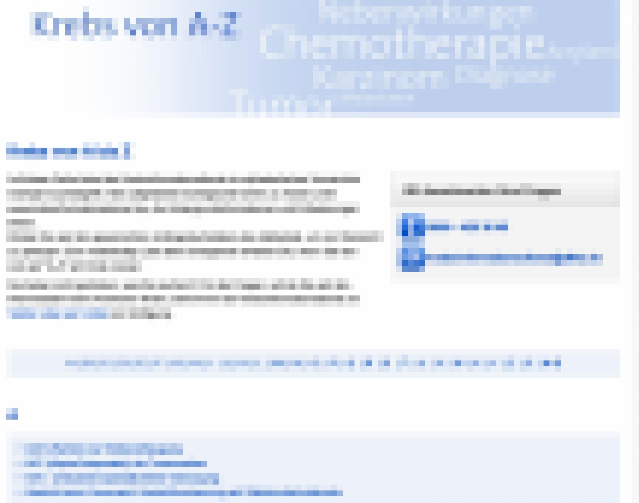 Screenshot des Glossars von ww.krebsinformationsdienst.de. Zu sehen ist die Startseite mit Erklärungen und A-Z-Navigation