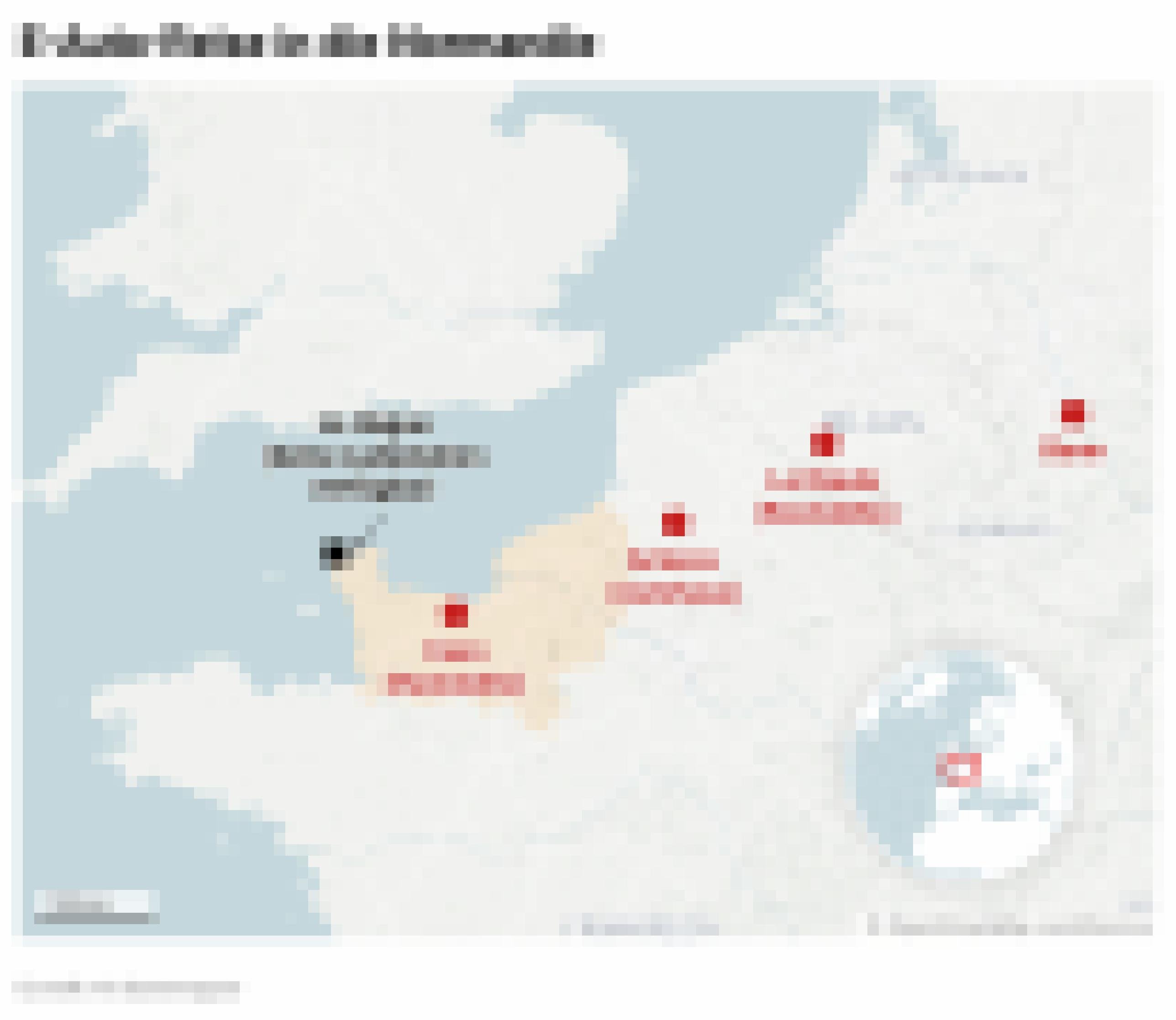 Landkarte zeigt Reiseroute von Bonn bis Caen
