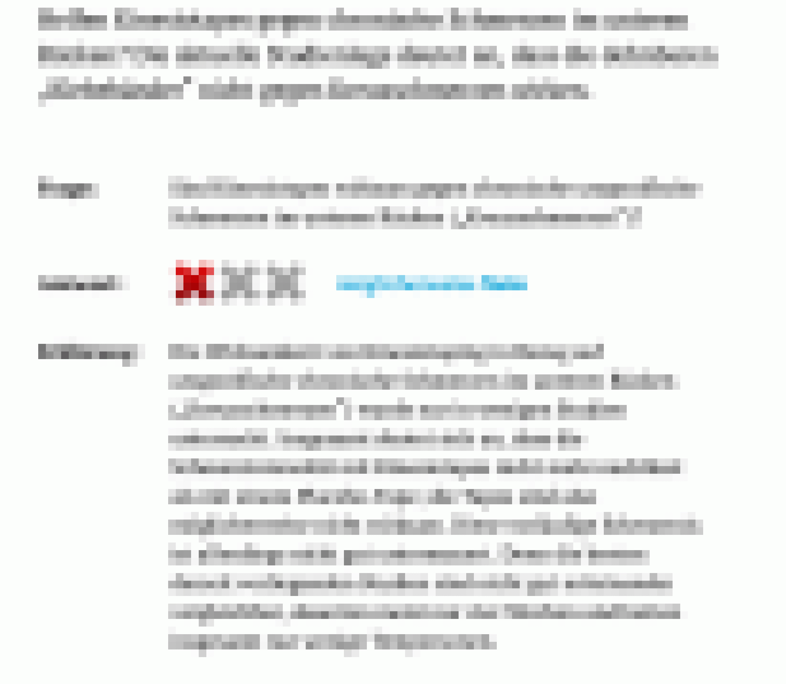 Beispiel für die Darstellung einer unsicheren Studienlage auf der Website „Medizin-Transparent“. Zu sehen ist der Anfang eines Beitrags: ein rotes X und zwei graue. Sie veranschaulichen, dass die vorgestellte Methode möglicherweise nicht wirksam ist.