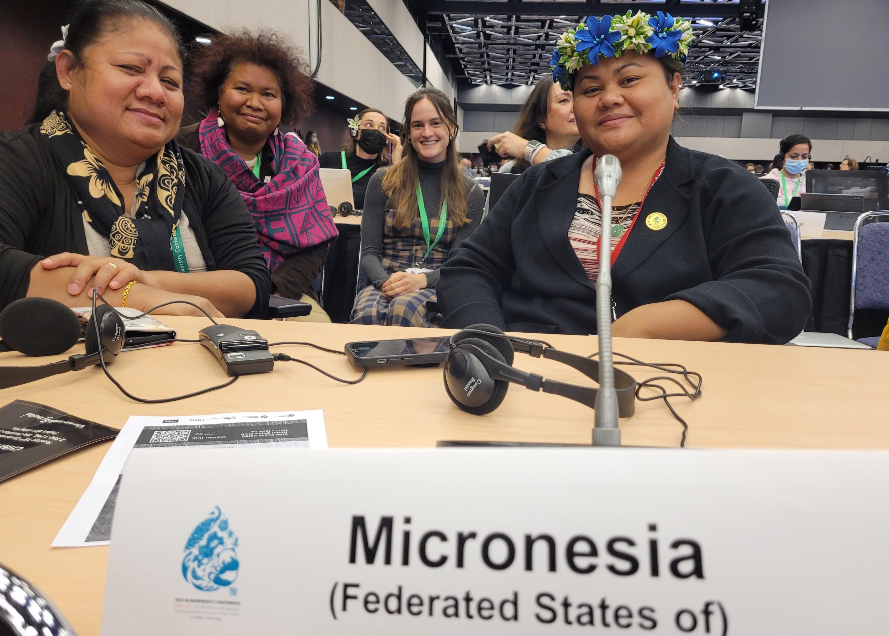 Mikronesische Delegation